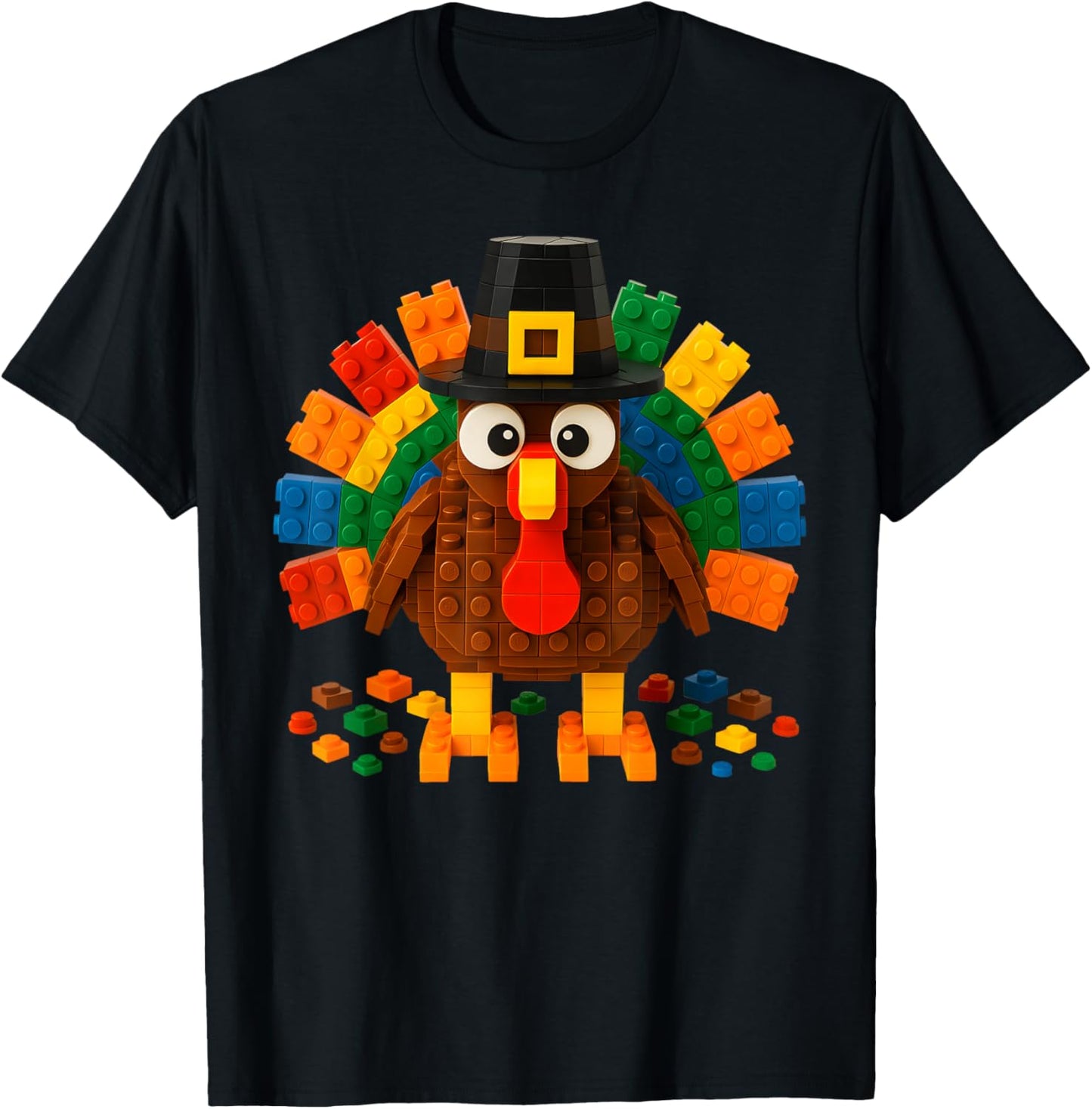 Master Builder Building Blocks Turkey Thanksgiving Men Boy