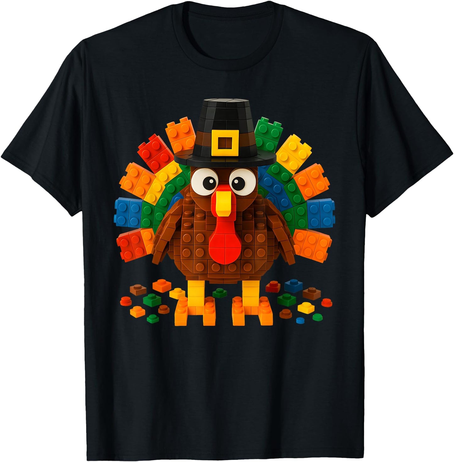 Master Builder Building Blocks Turkey Thanksgiving Men Boy