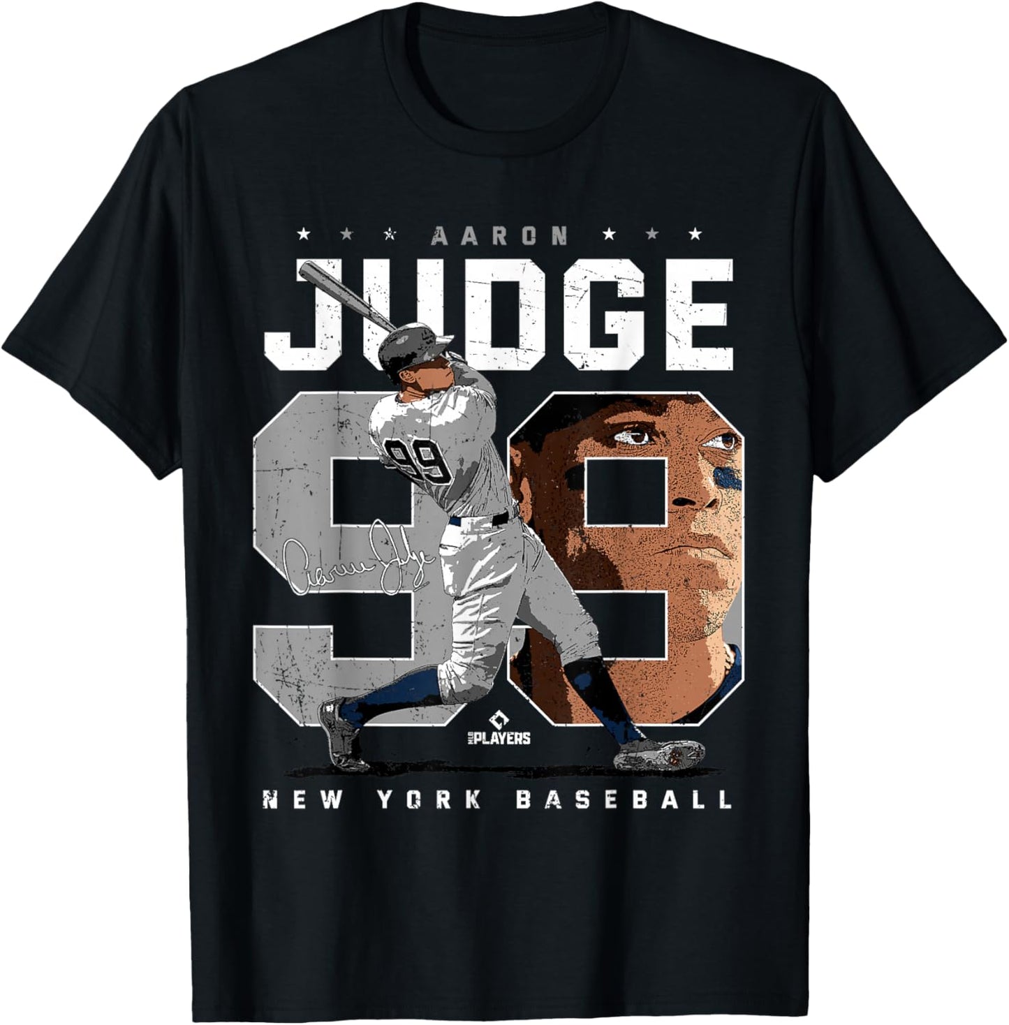 Aaron Judge Number Portrait Baj New York MLBPA