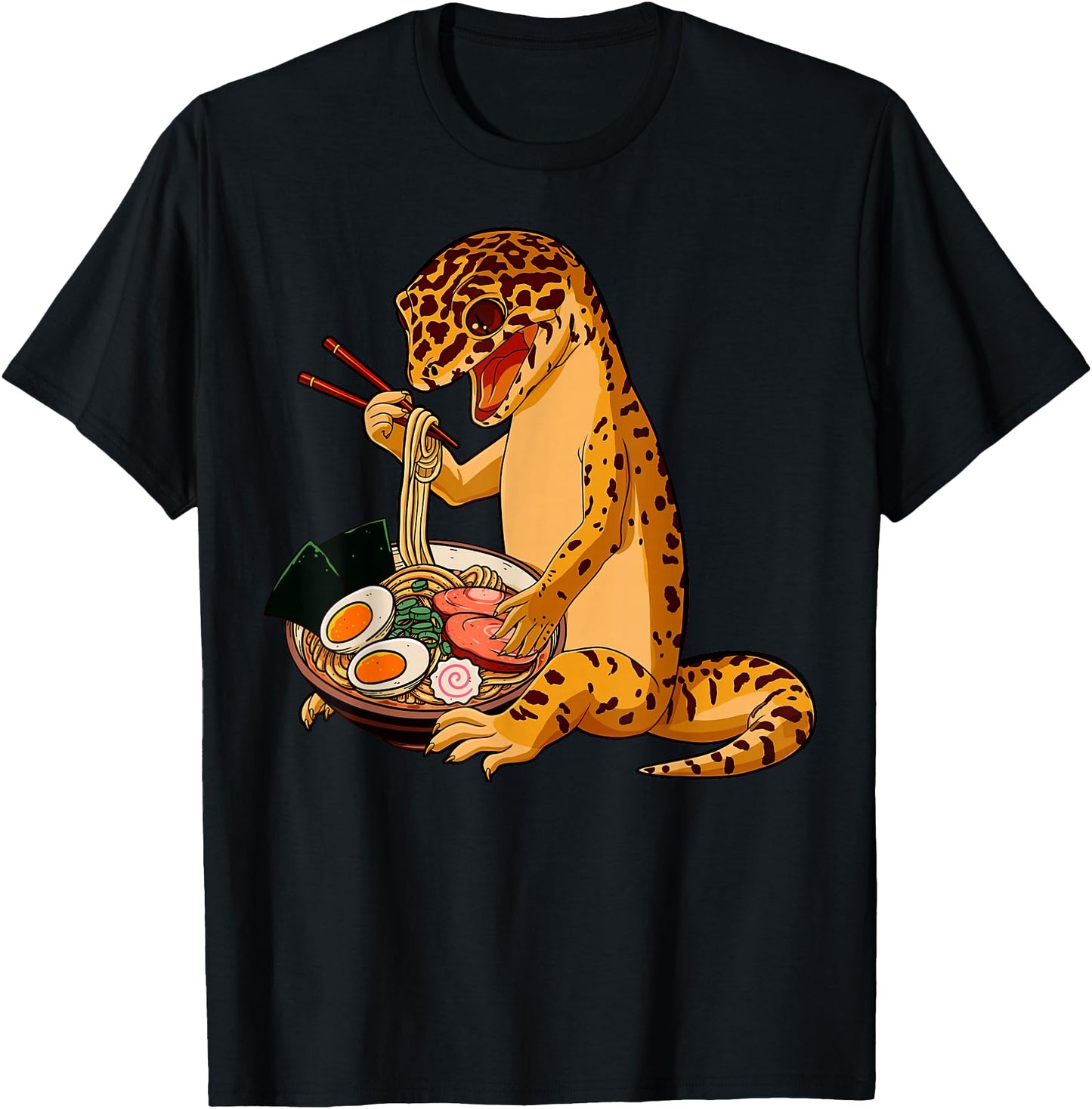 Japanese Ramen Kawaii Leopard Gecko Reptile Gifts Men Women