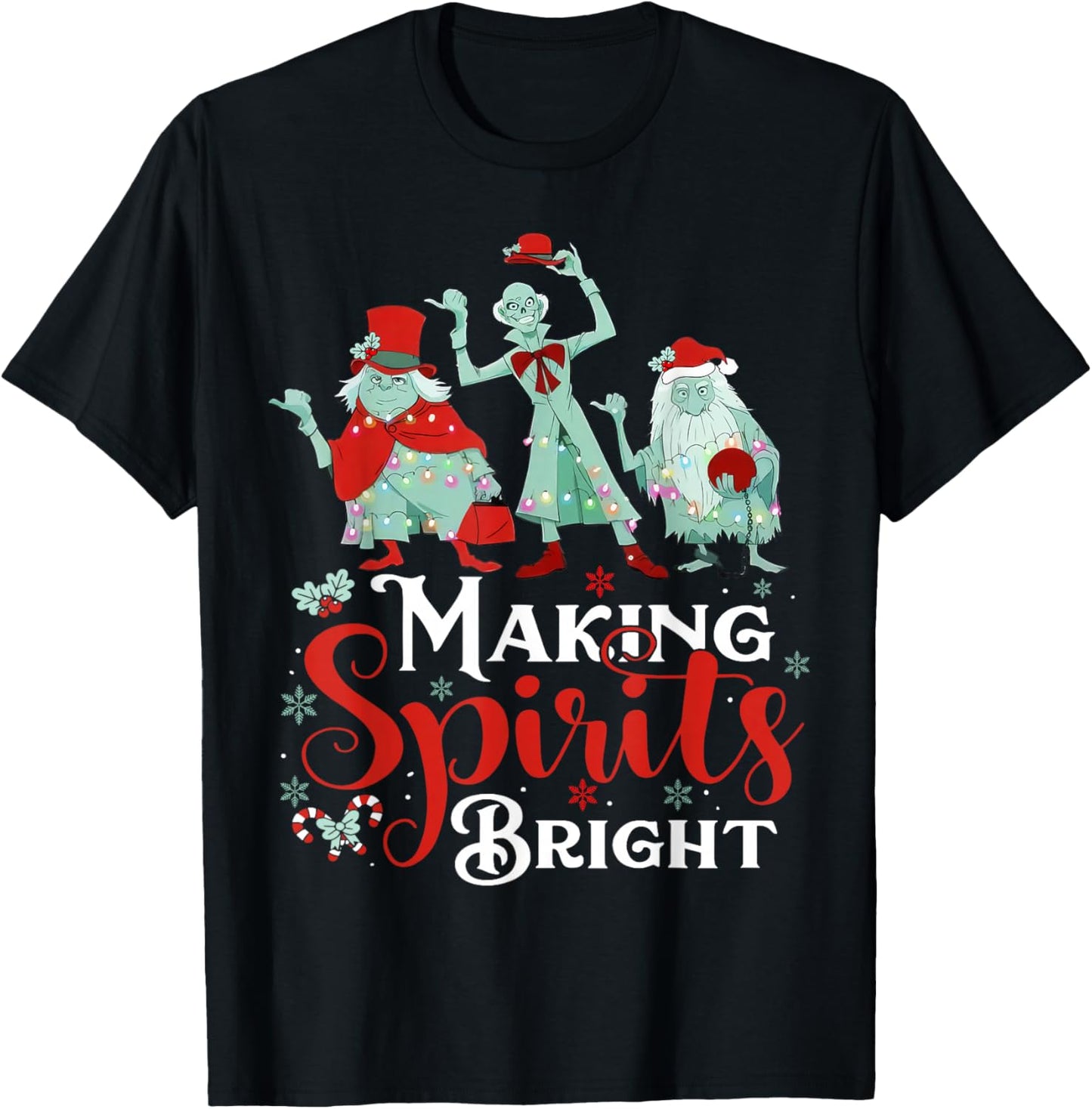 Making Spirits Bright Funny Retro Ghost Christmas Costumes