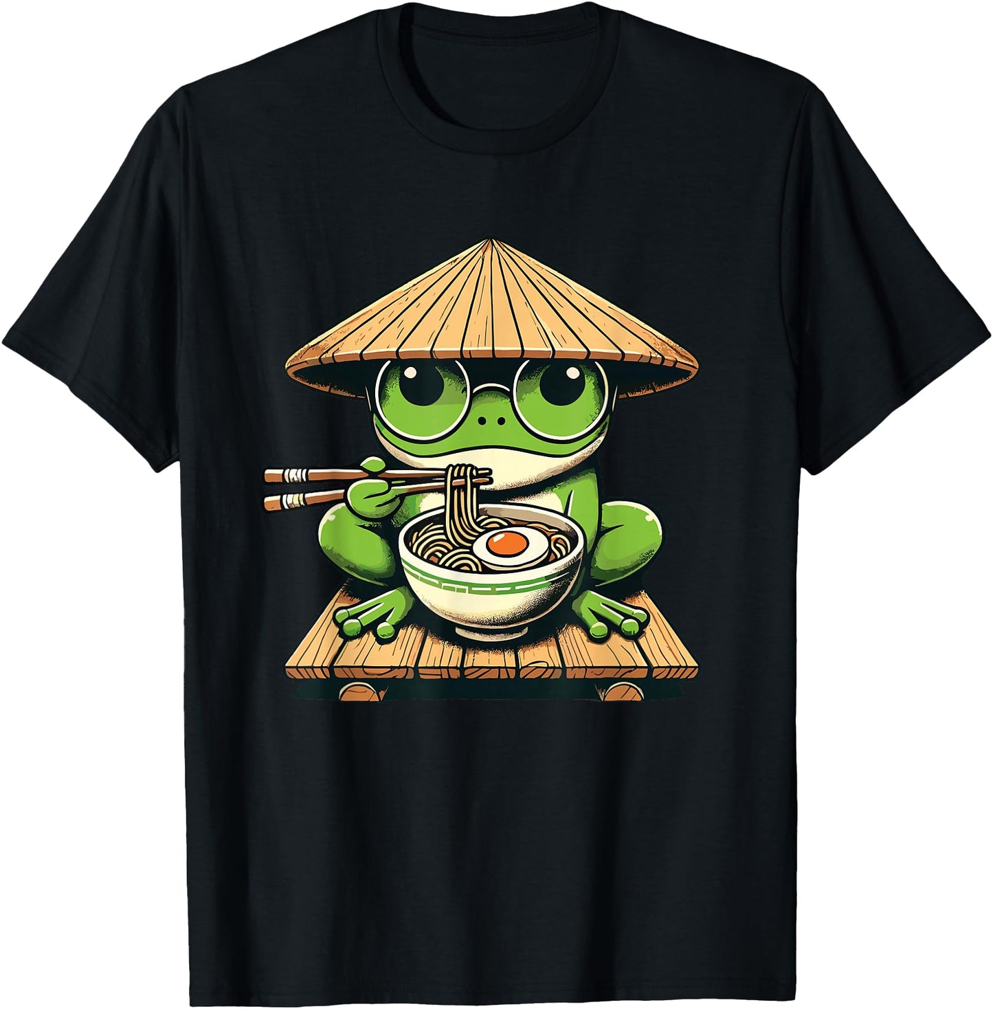Frog Eating Ramen Noodles, Japanese Kawaii & Anime Lovers