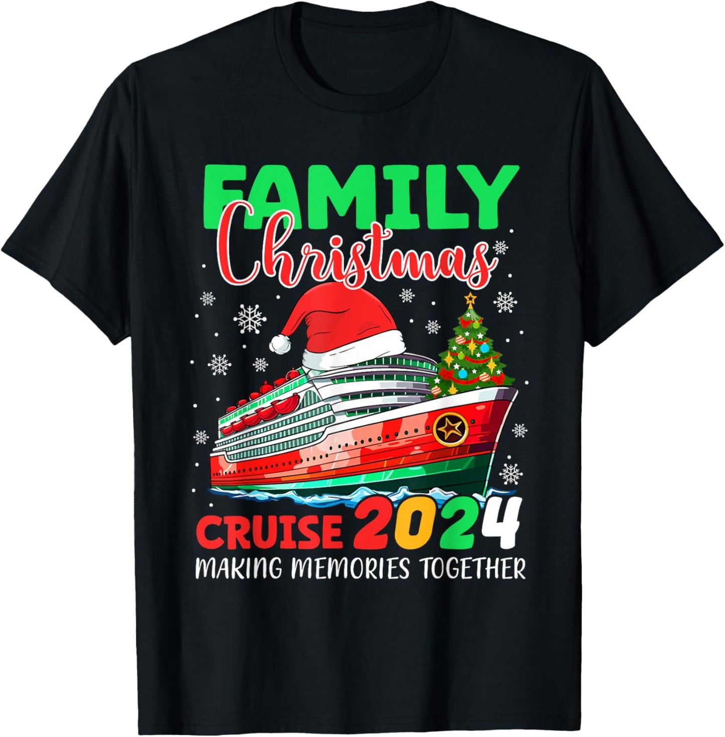 Family Christmas Cruise 2024 Squad Crew Xmas Cruising Lover