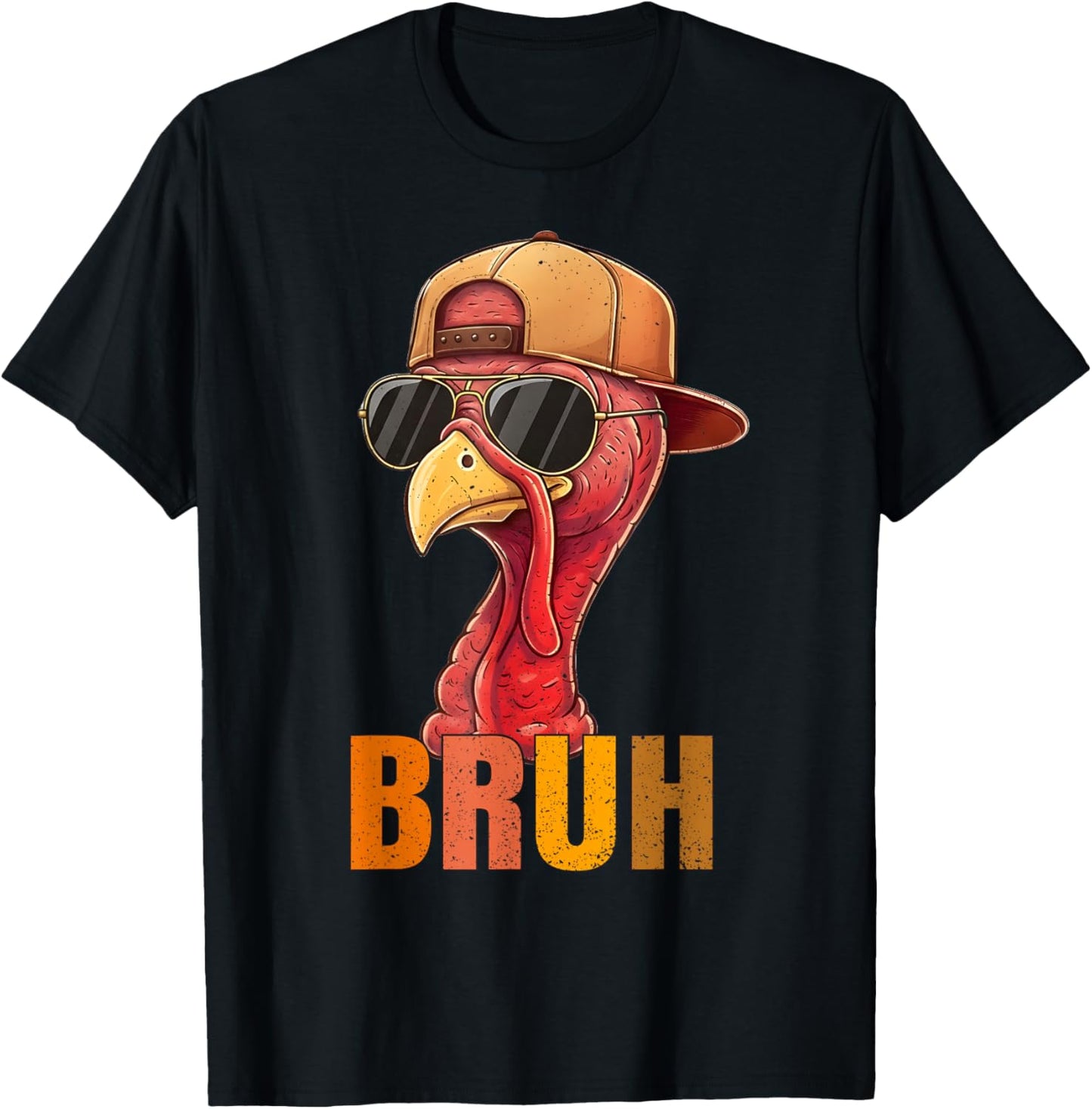 Bruh Funny Thanksgiving Turkey for Mens Boys Teens Kids