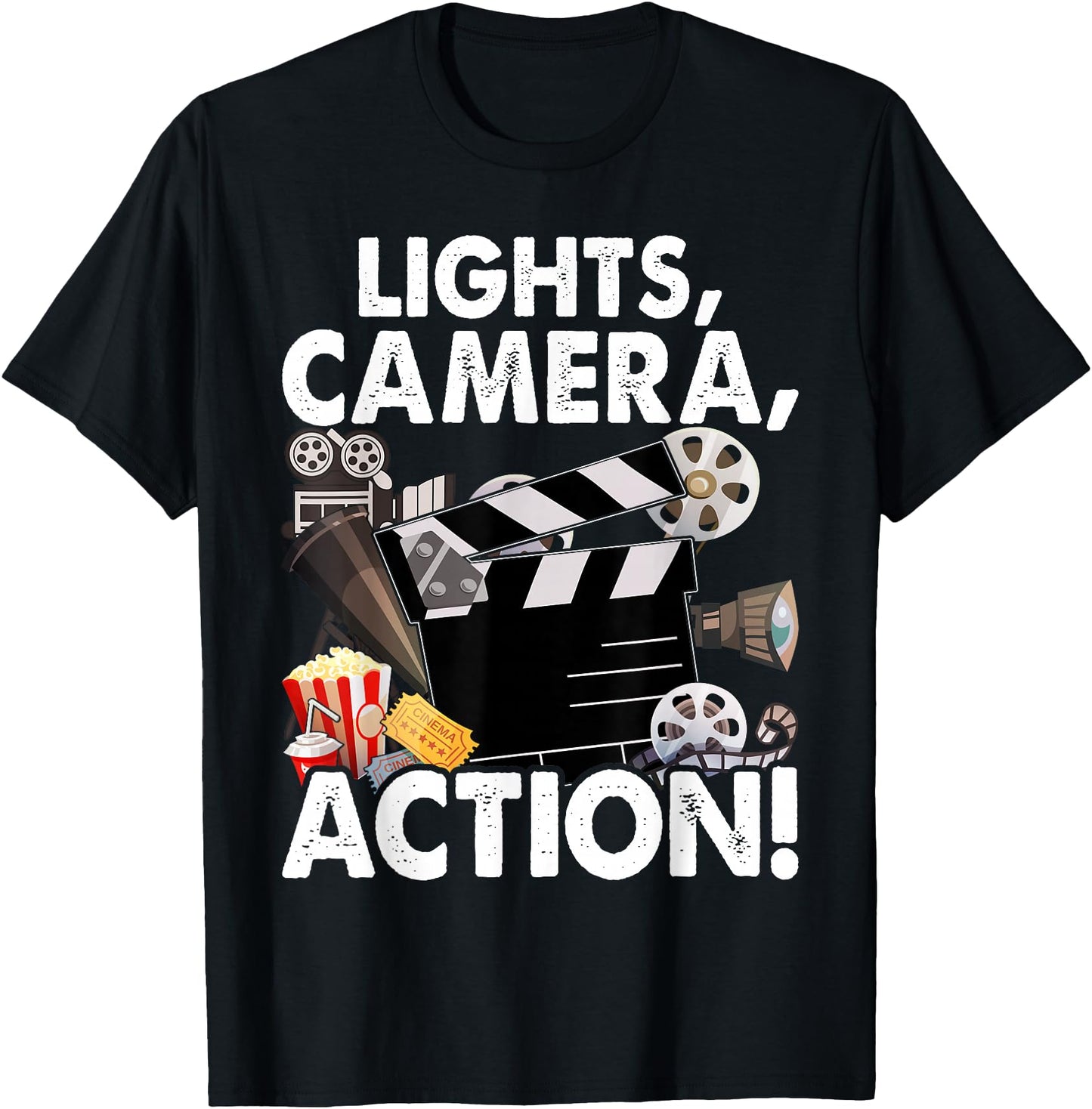 Movie Director Producer Filmmaker Film Lights Camera Action