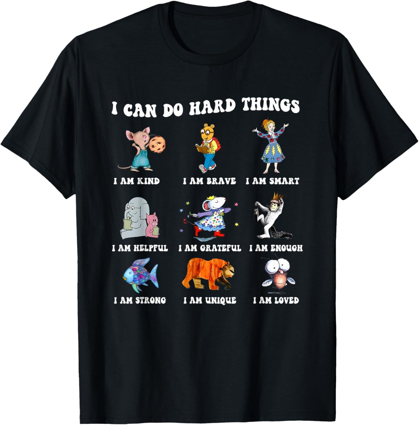 Read Book Characters I Can Do Hard Things Back to School