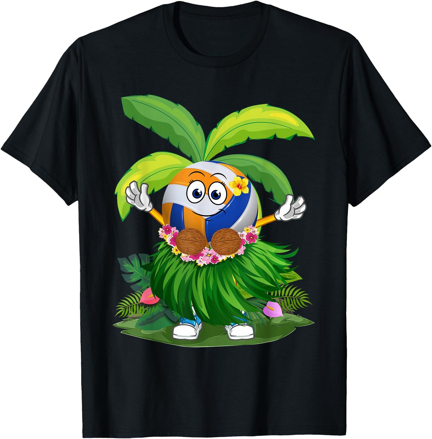 Cute Hawaiian Volleyball Ball Tropical Beach Summer Vacation