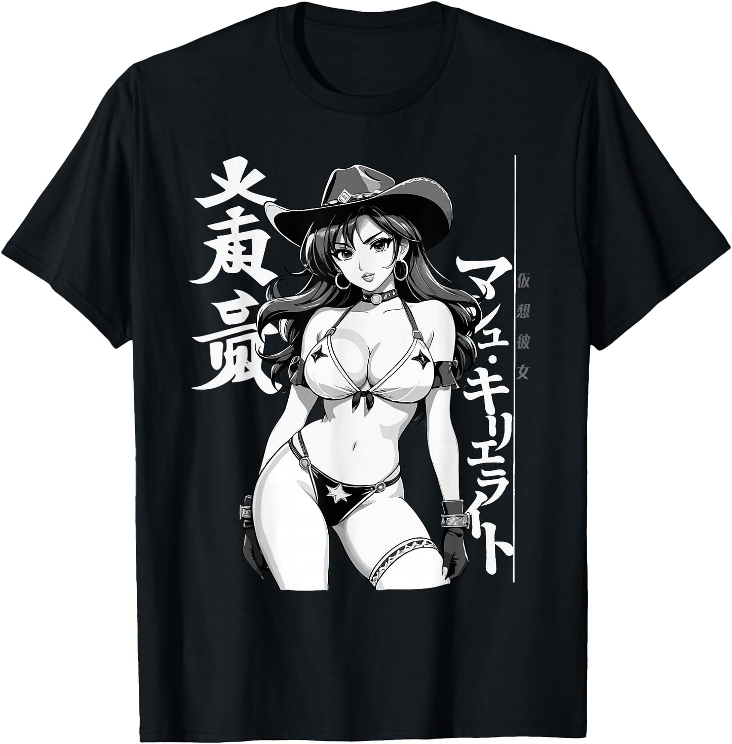 Sexy Waifu Anime Cowgirl Girl Sherif Rodeo