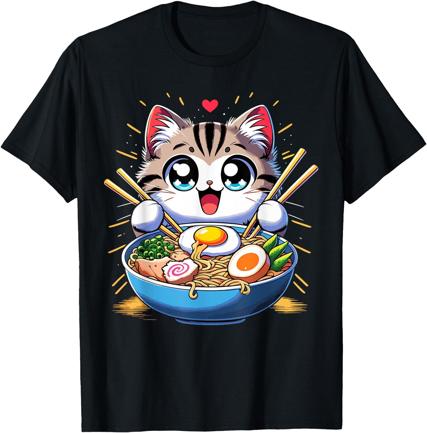 Kawaii Cat Japanese Anime Manga Cat Ramen