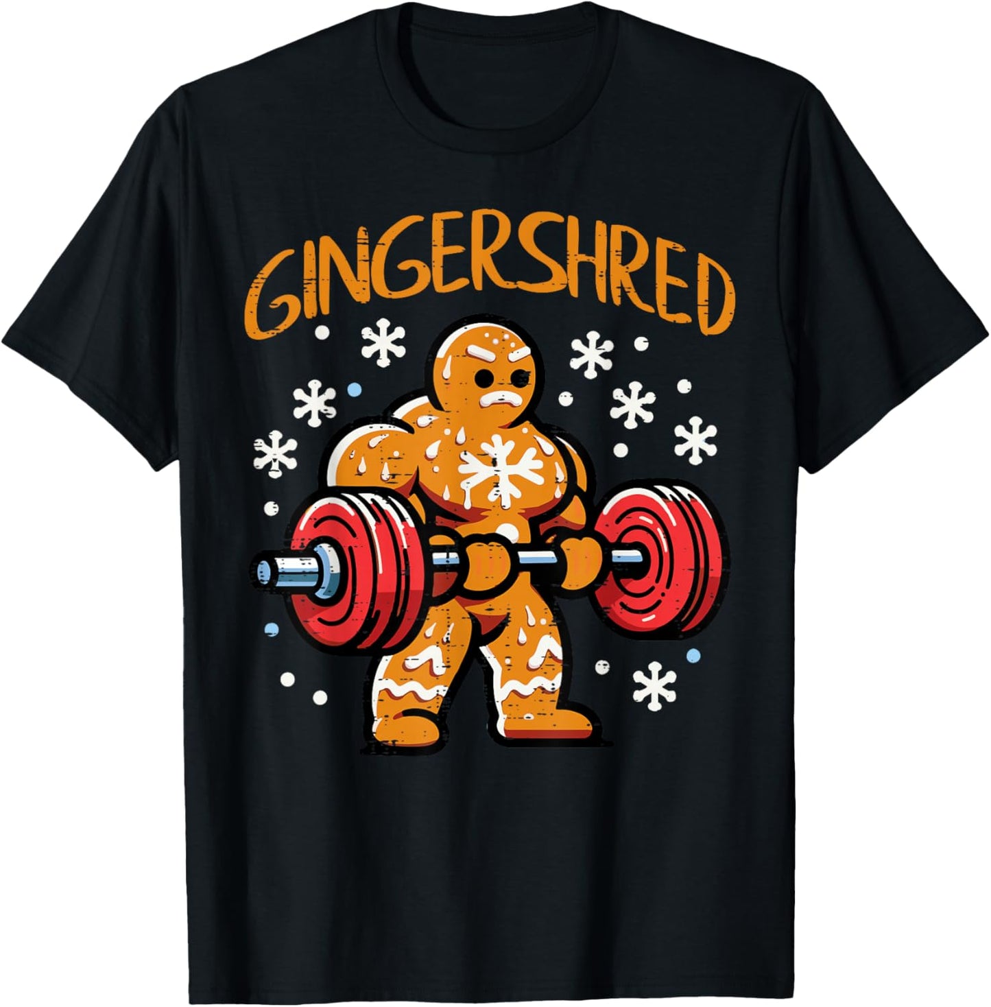 Christmas Gym Gingerbread Gingershred Xmas Workout Men Women