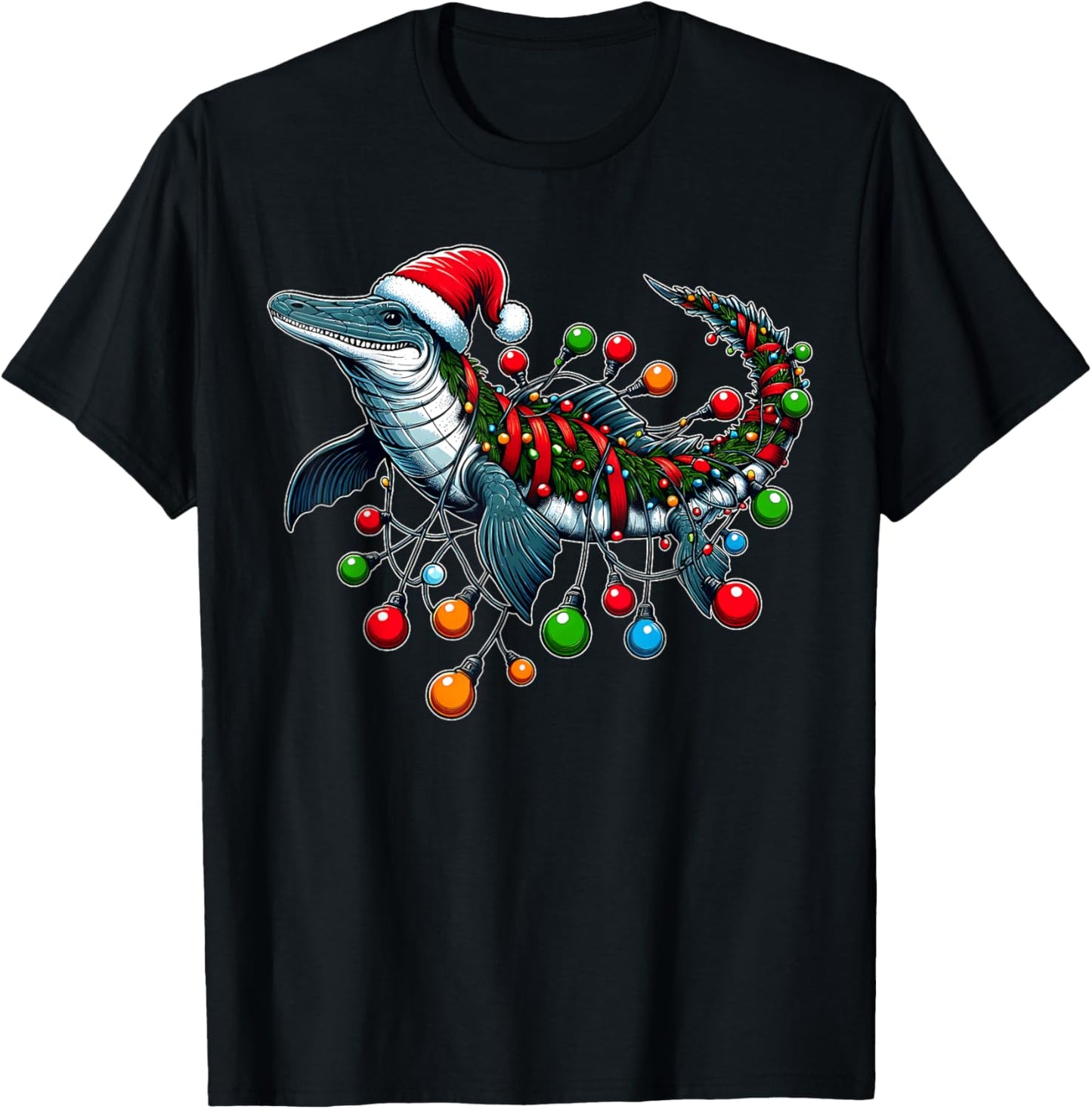 Mosasaurus Dinosaur Christmas Hat Xmas