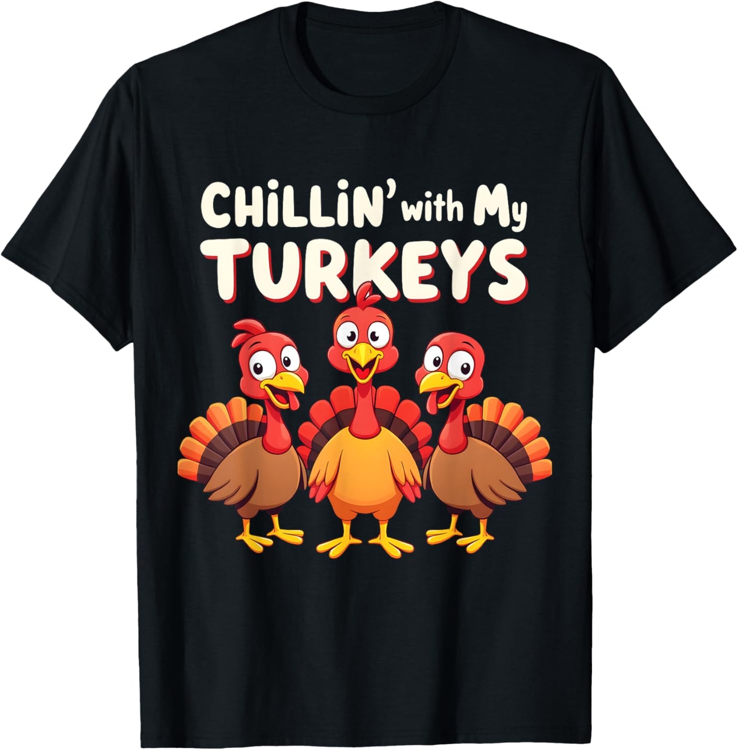 Thanksgiving Family Chillin With My Turkeys