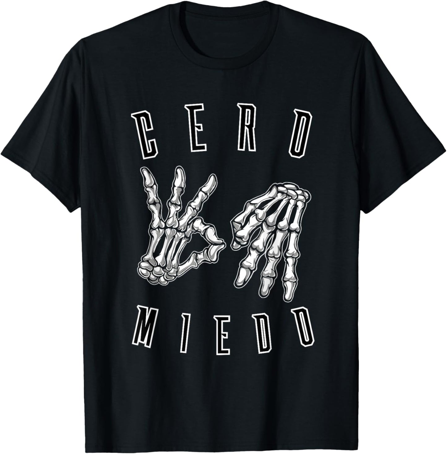 Cero Miedo Hand Sign Or No Fear In Spanish For Men