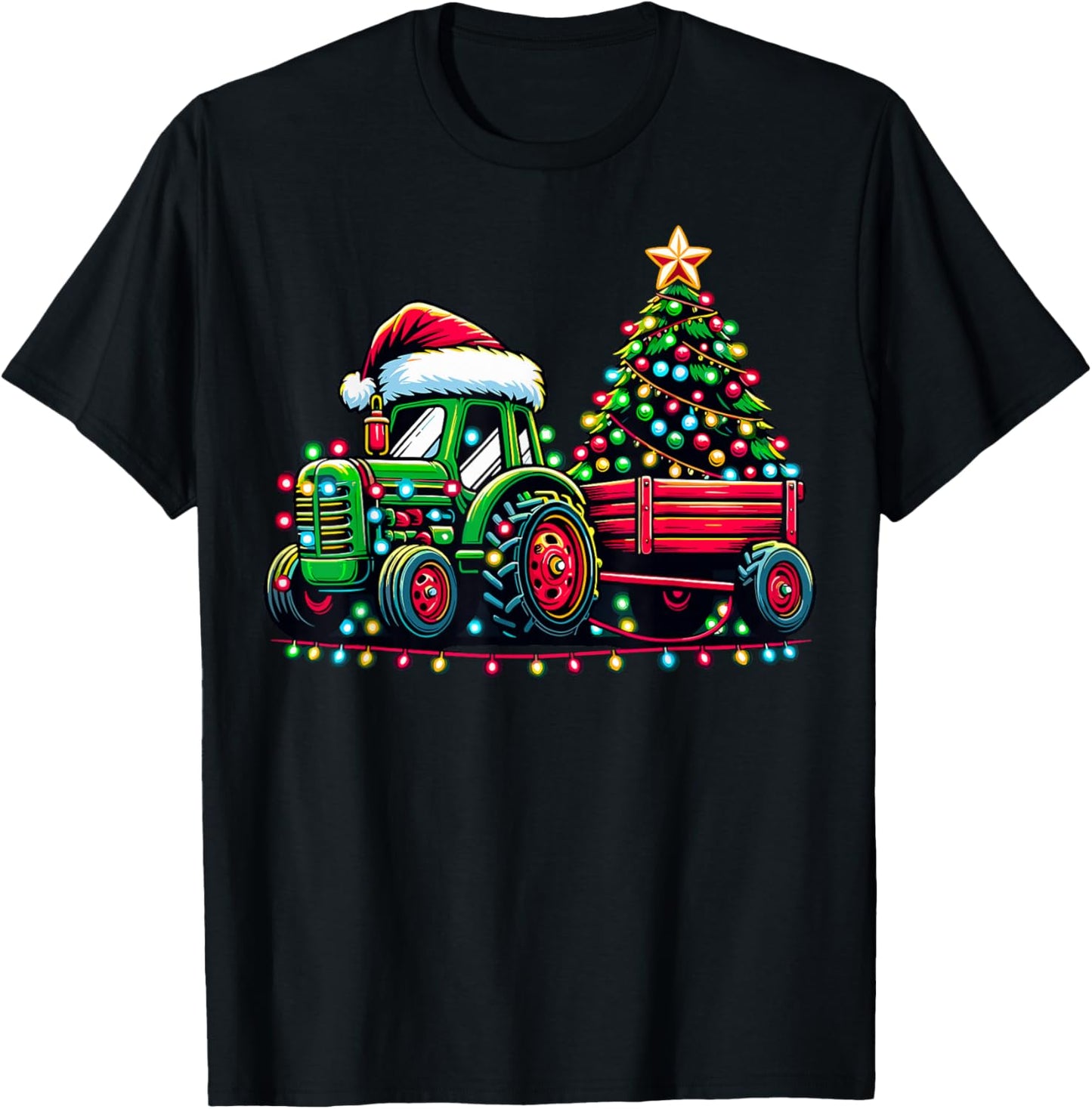 Christmas Tractor Boys Santa Xmas Farm Truck