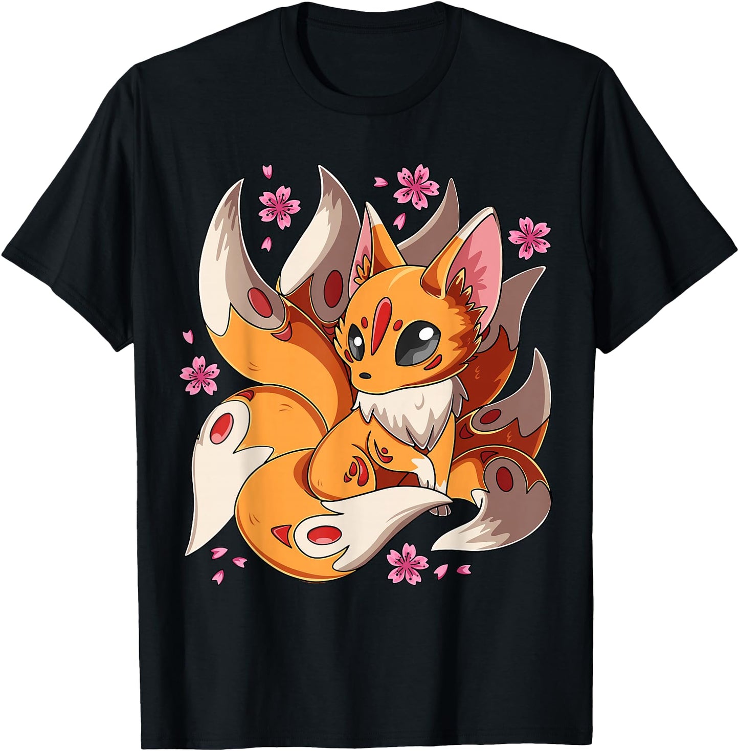 Kawaii Kitsune Fox Japanese Nine Tailed Fox Magical Creature