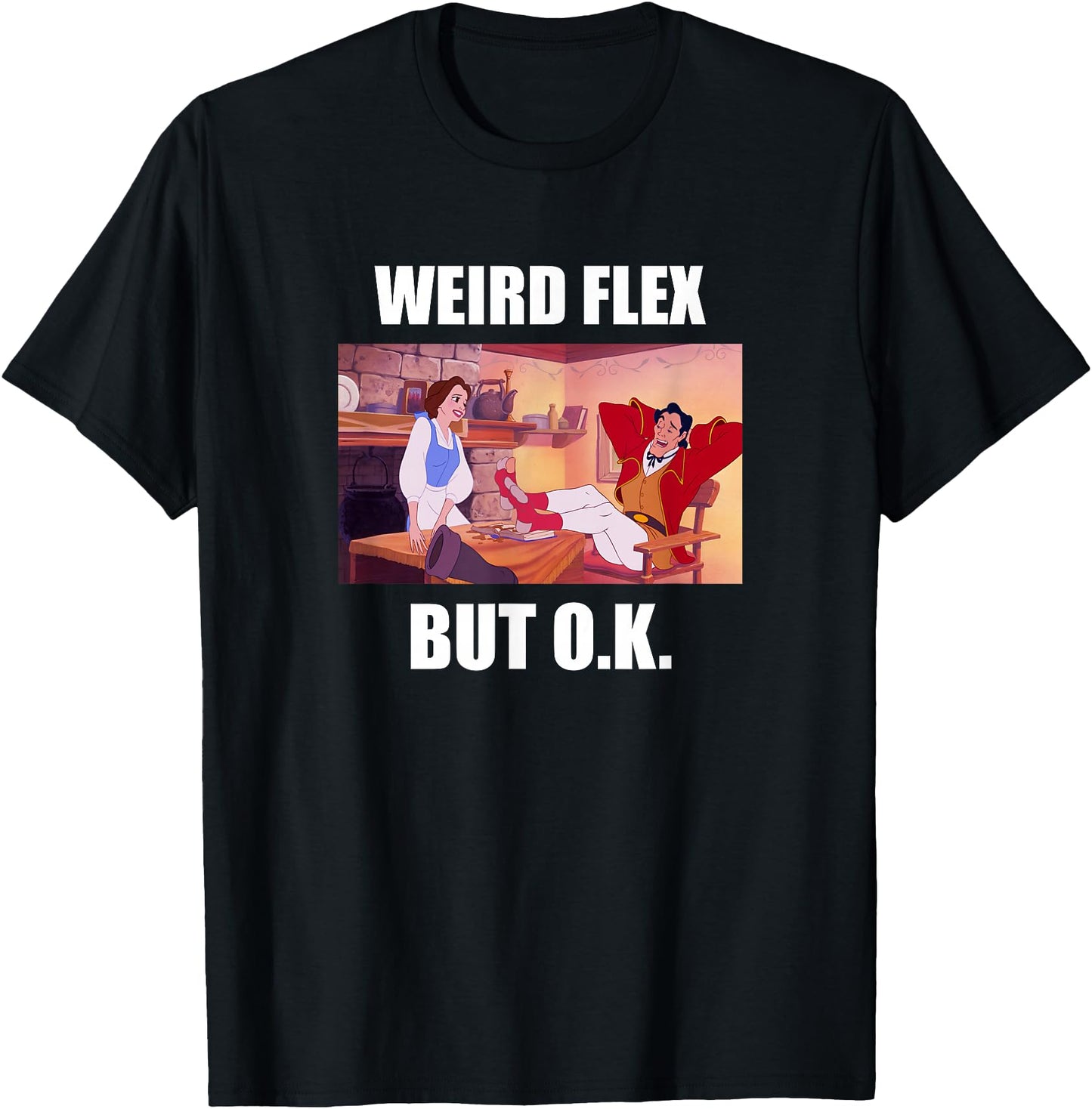 Disney Beauty And The Beast Belle & Gaston Weird Flex