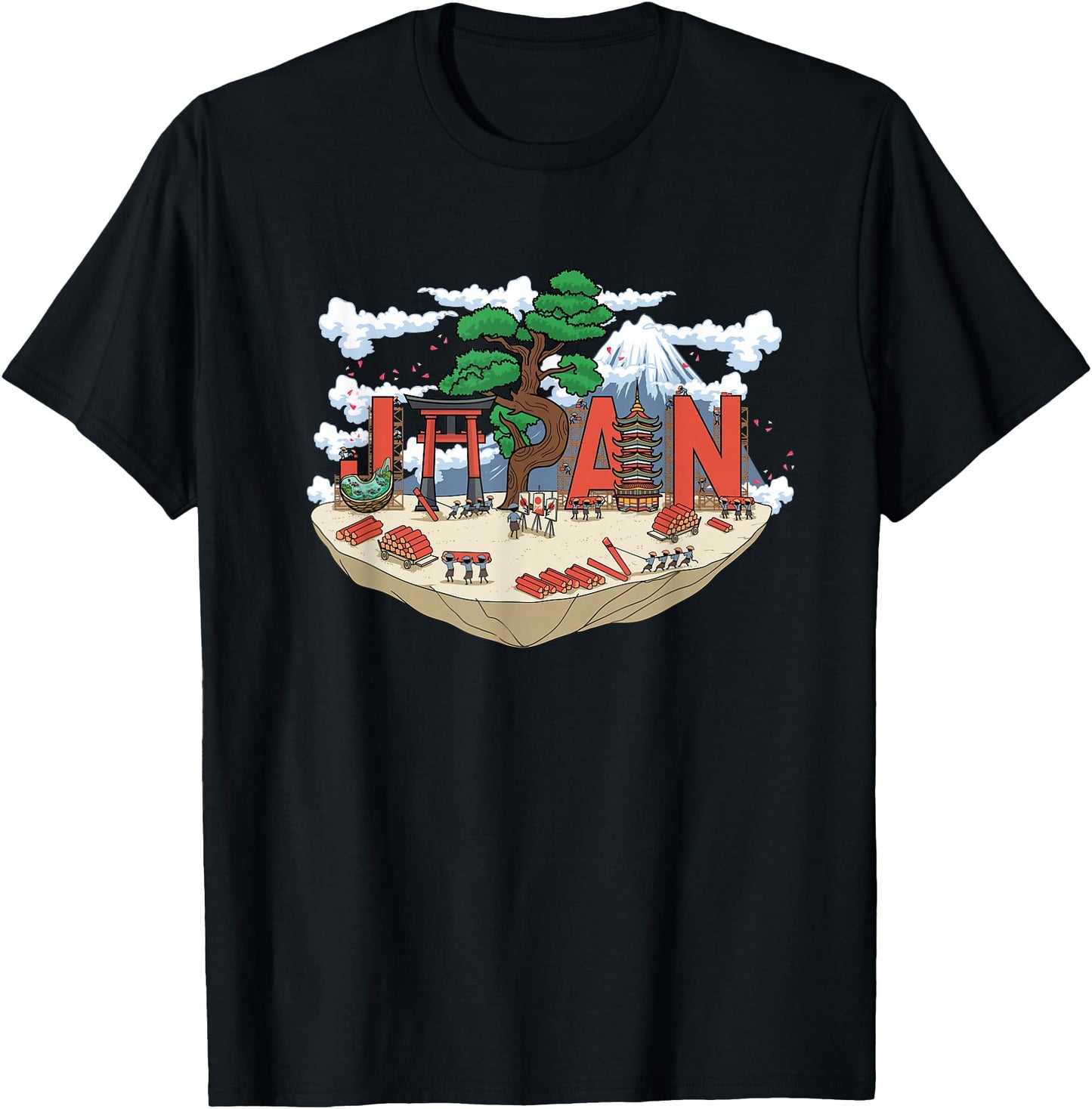 Ancient Japanese History Lover Construction Word Art - Japan