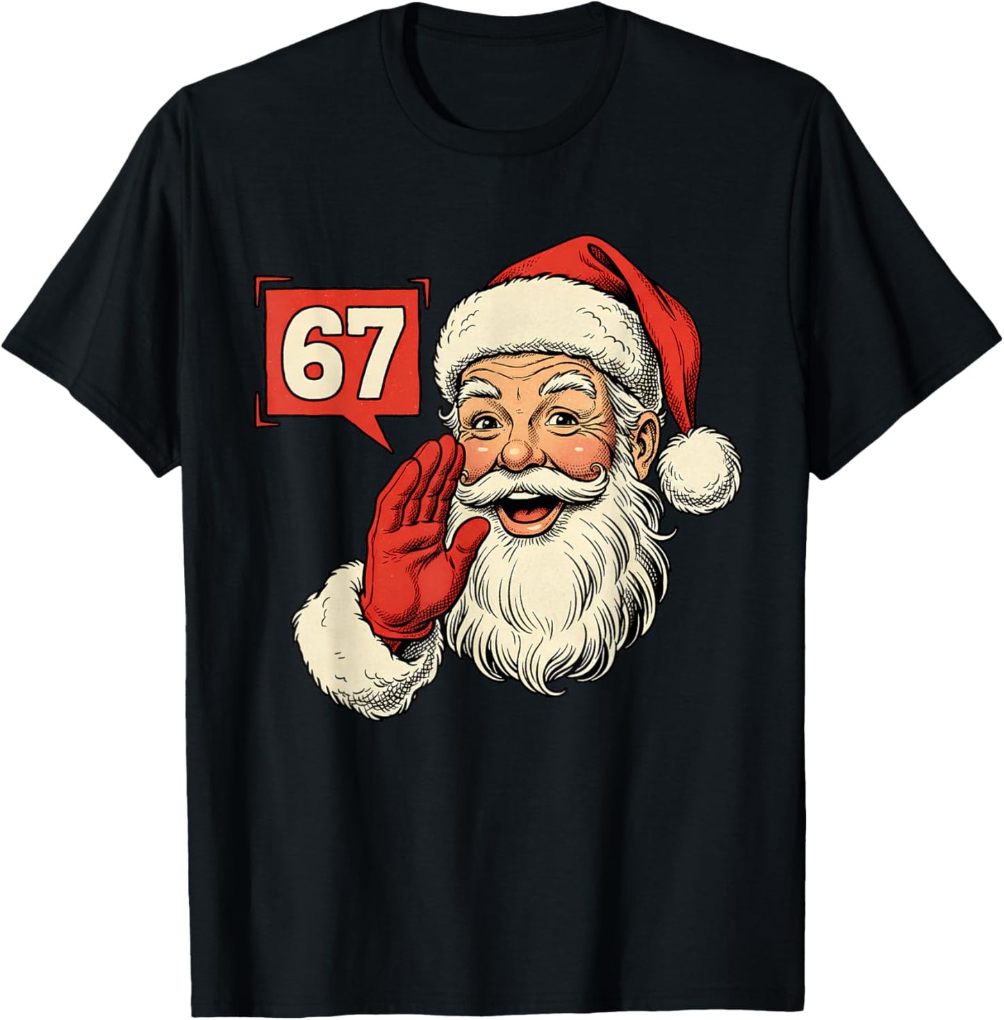 67 Meme Six Seven Santa Funny Christmas Gen Z Alpha Meme