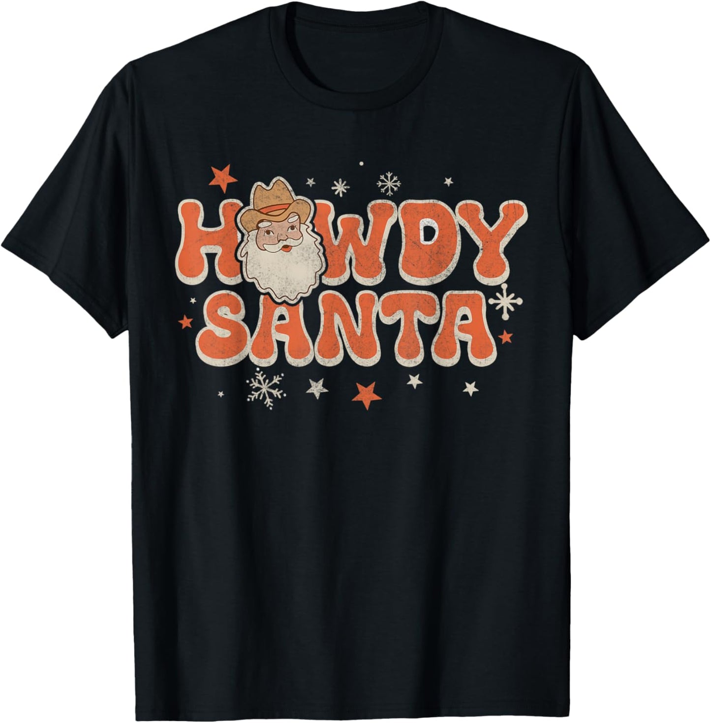 Groovy Christmas Howdy Santa Xmas Cute Cowboy Santa Claus