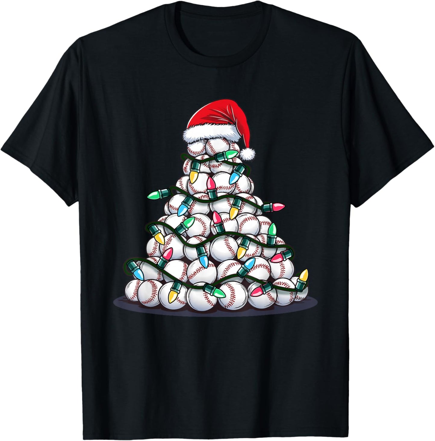 Baseball Christmas Tree Men Boys Youth Santa Sports