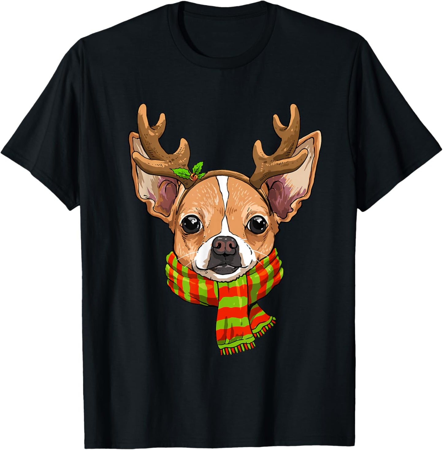 Chihuahua Christmas Reindeer Antlers Dog Xmas