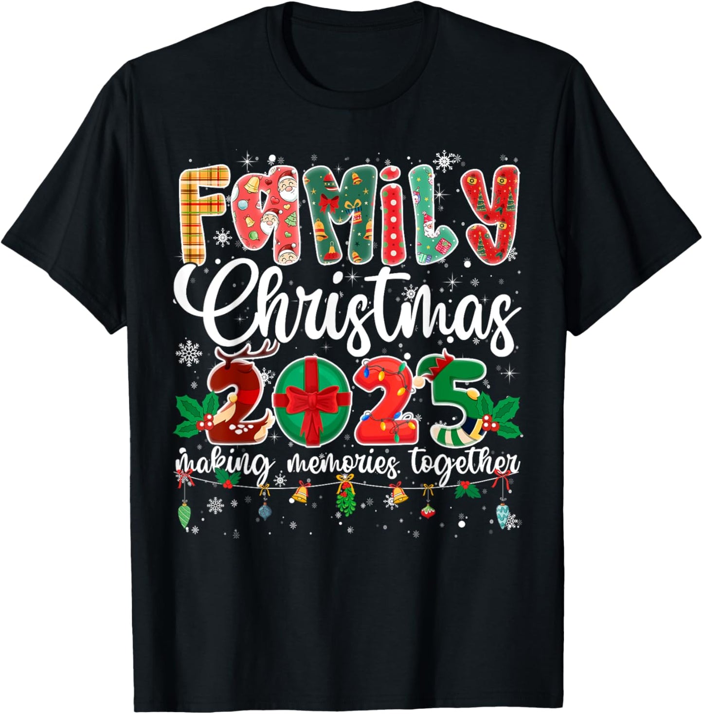 Family Christmas 2025 Matching Xmas Making Memories Together
