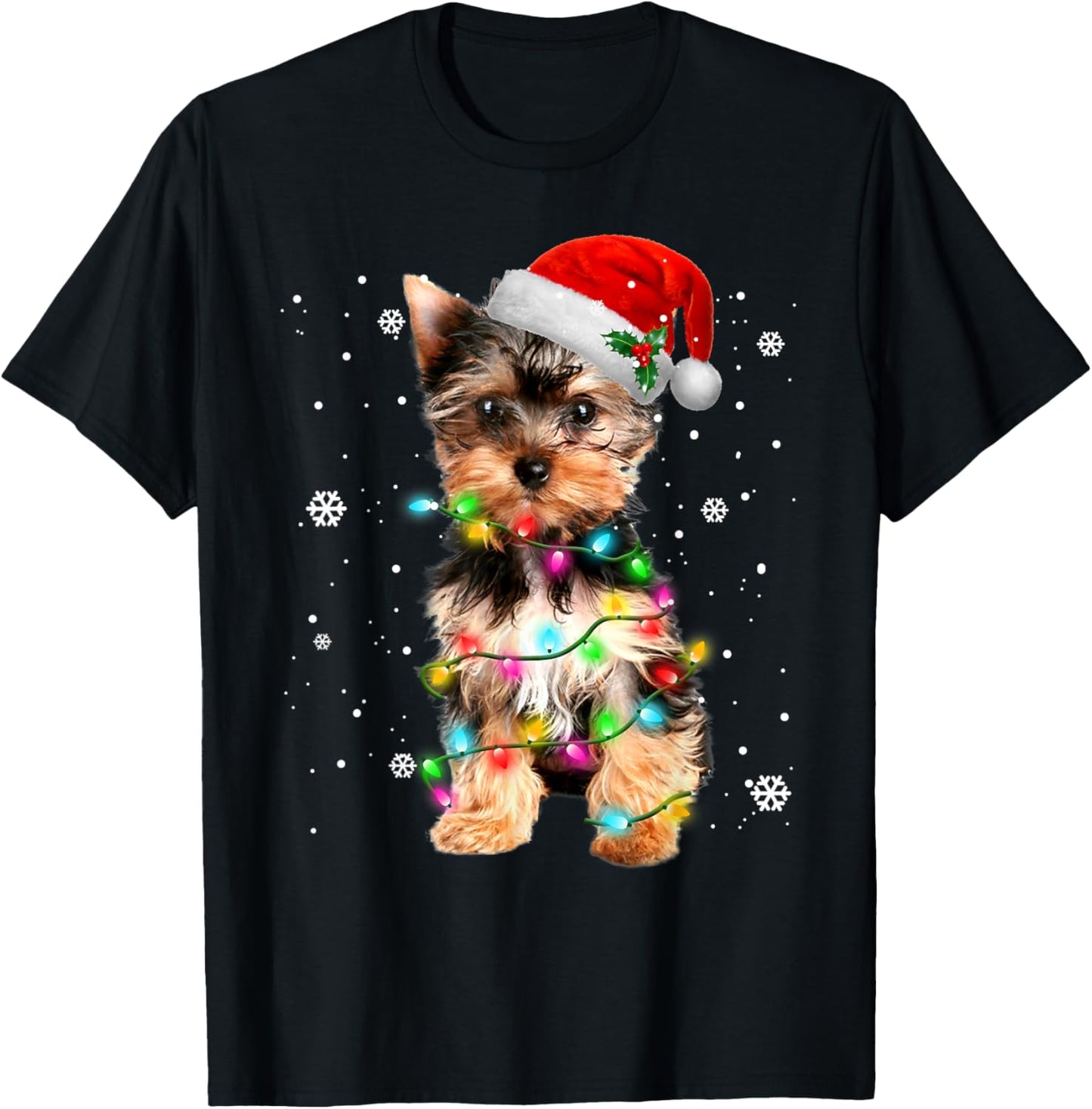Yorkie Dogs Tree Christmas Sweater Xmas Pet Animal Dog Lover