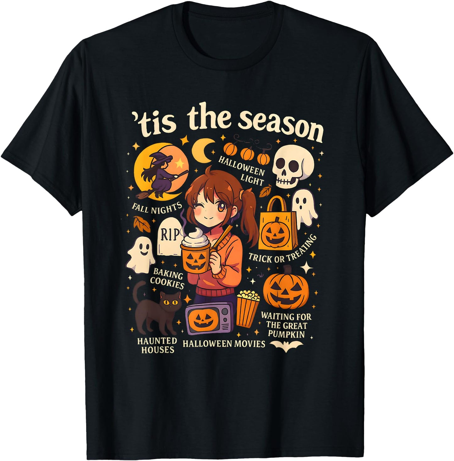 Tis The Season Halloween Anime Icons Fall Design