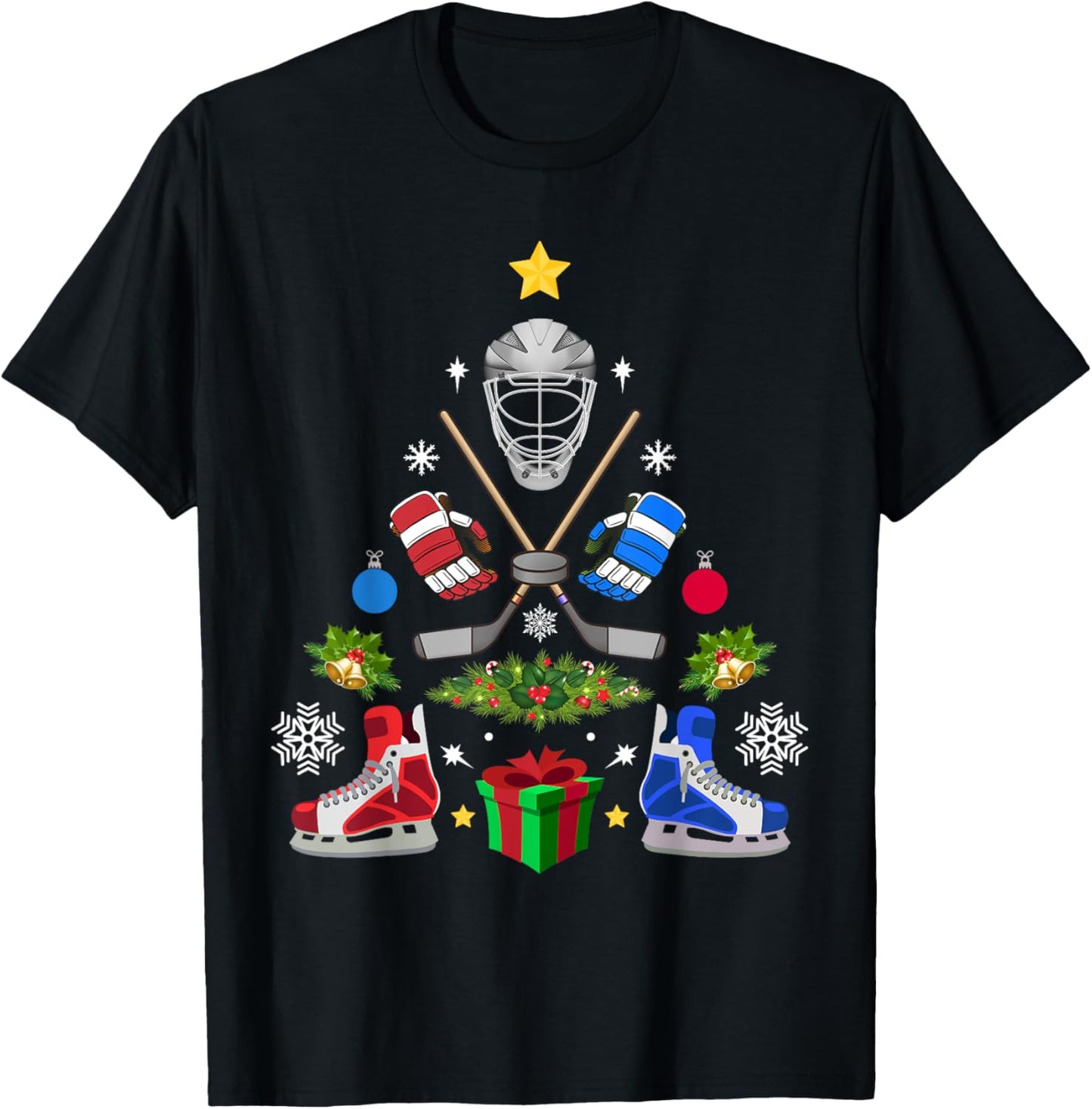 Ice Hockey Christmas Tree Ornaments Funny Xmas Gift Boys