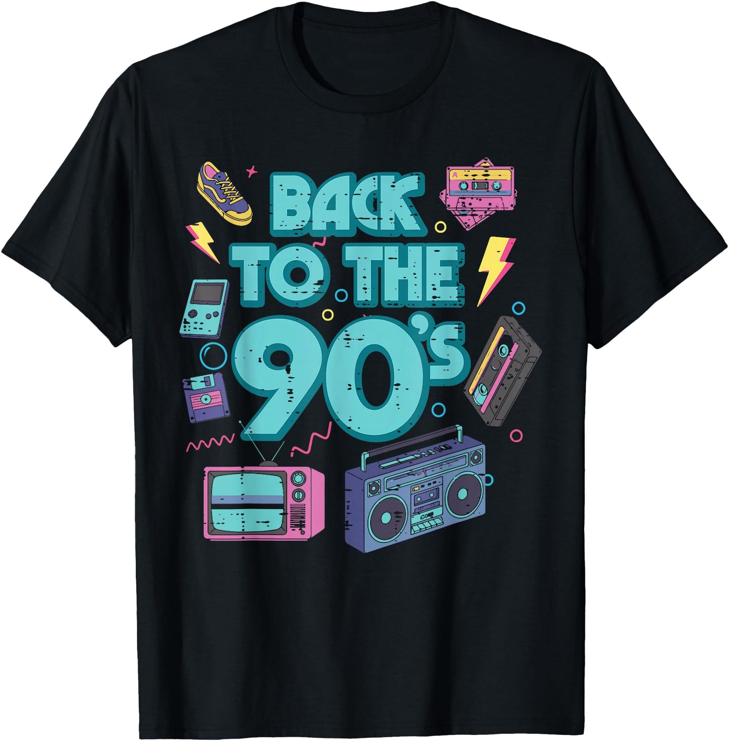 Back to The 90s Boombox Vintage Throwback Men Women