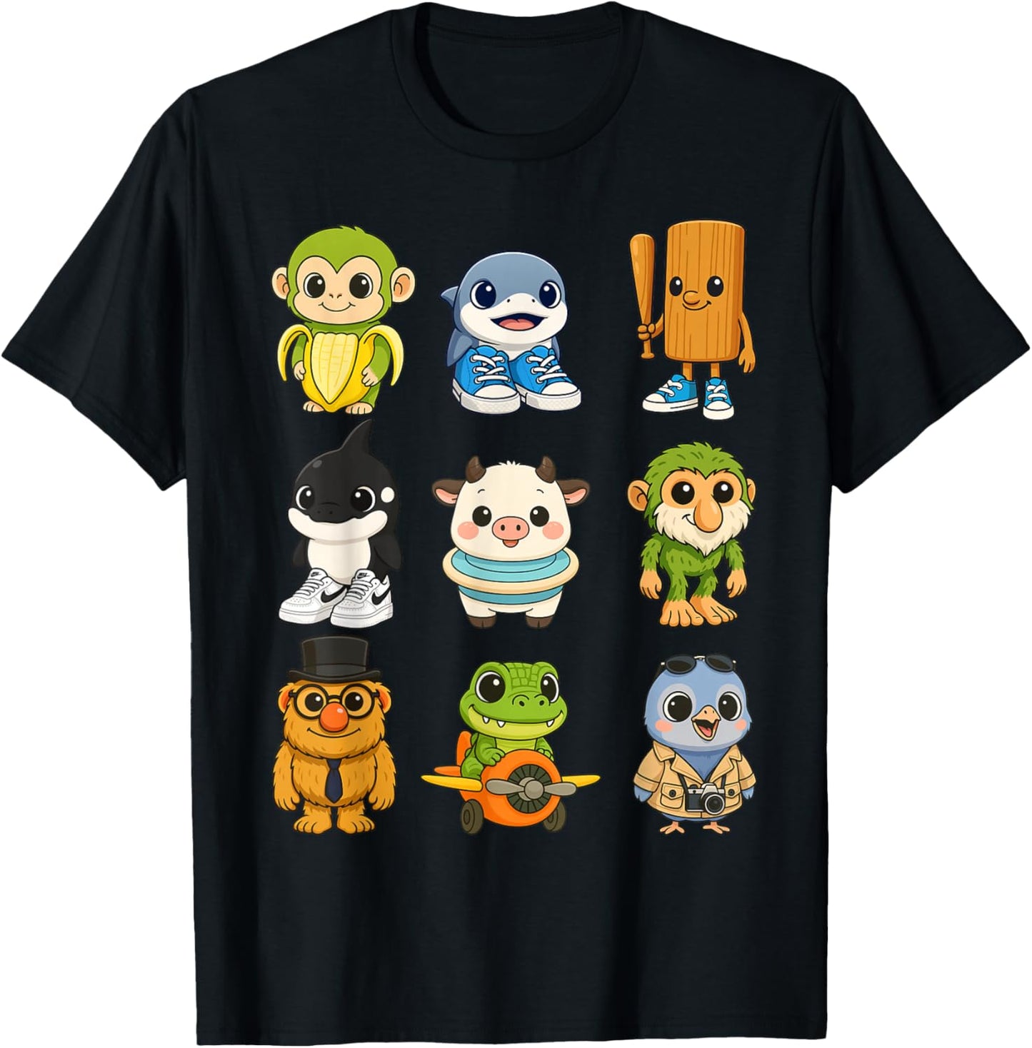 Kawaii Brainrot Character Cute Chibi Animals Kids Boys