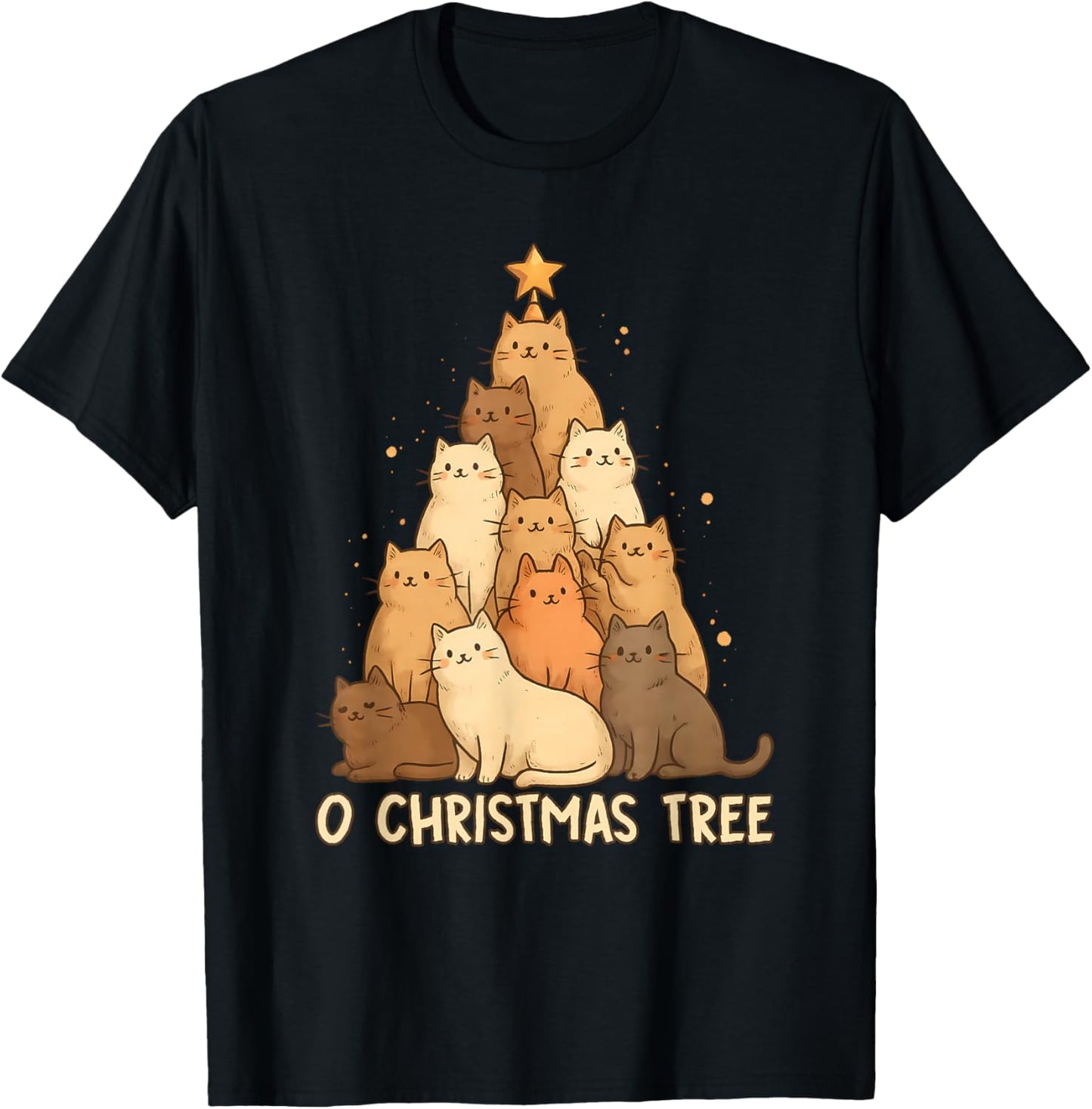Merry Catmas Funny Christmas Tree, Cats Xmas Meow Christmas