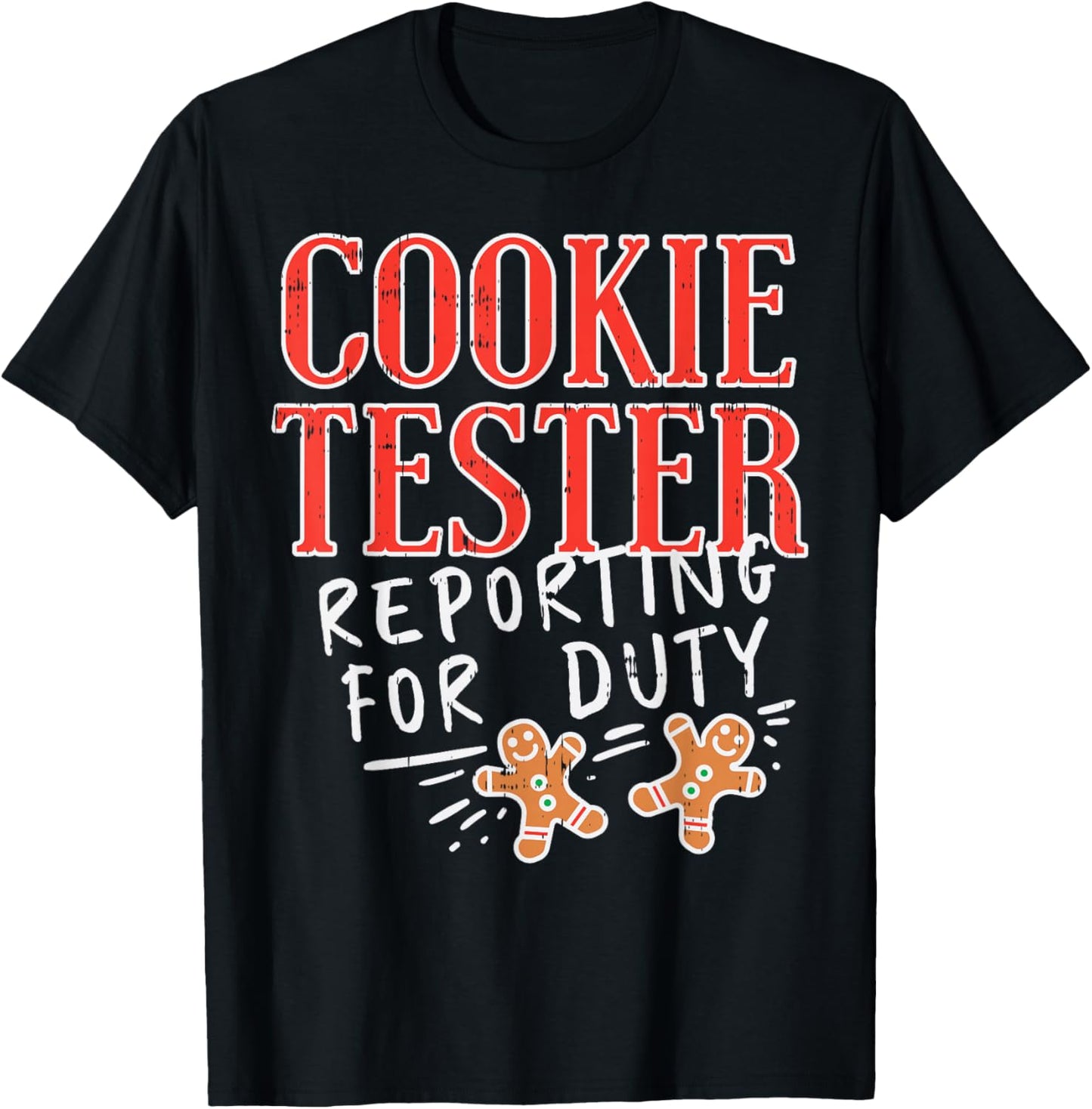 Cookie Tester Reporting Duty Funny Christmas Xmas Kids Gift