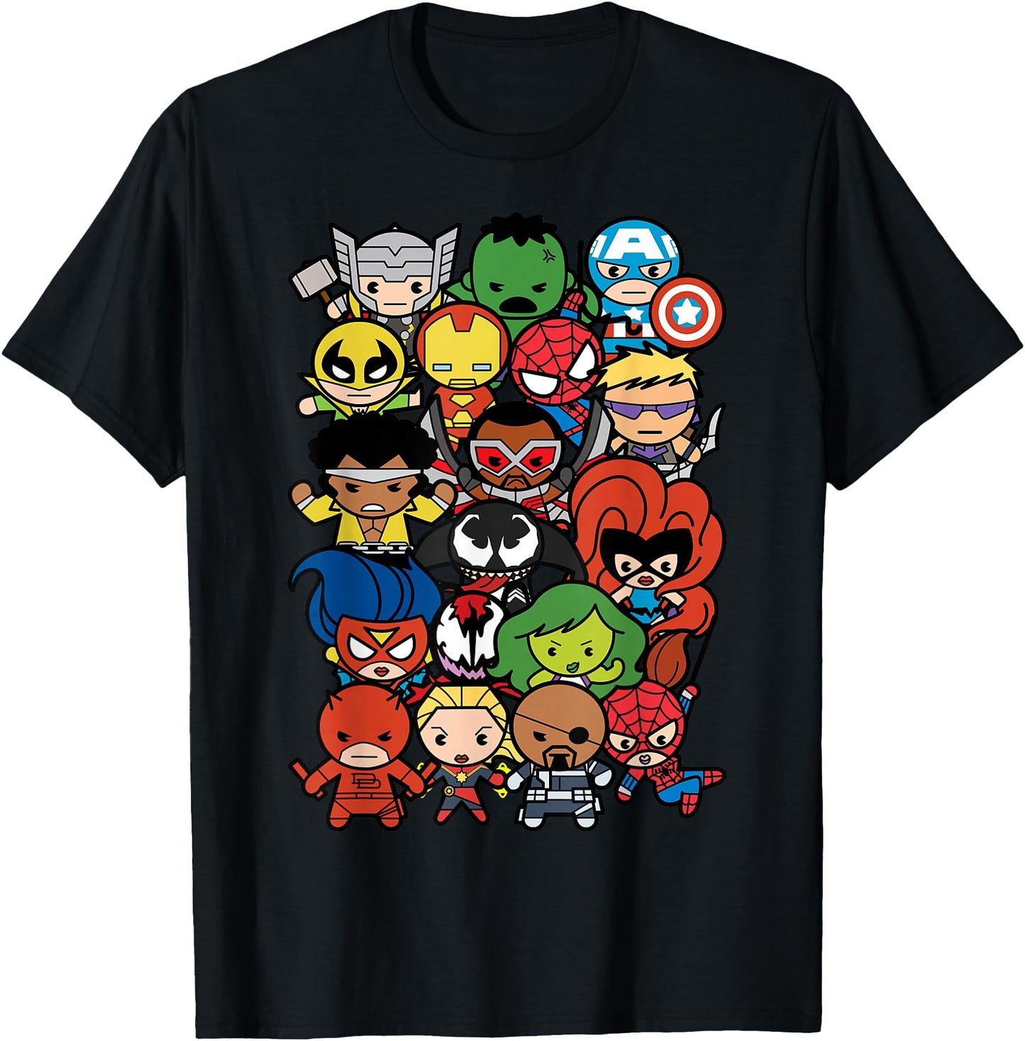 Marvel Heroes and Villains Team Kawaii