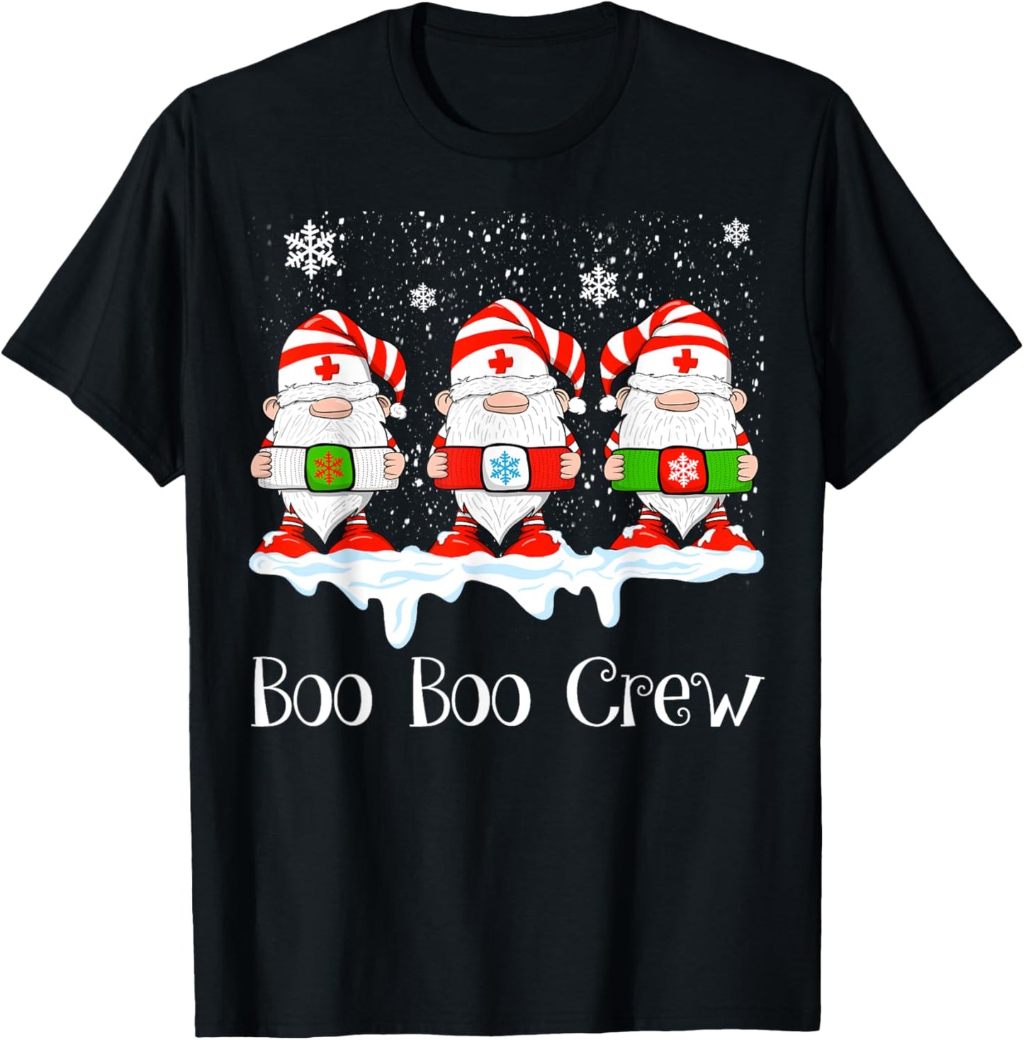 Boo Boo Crew Nurse Christmas Gnomes Xmas Gift