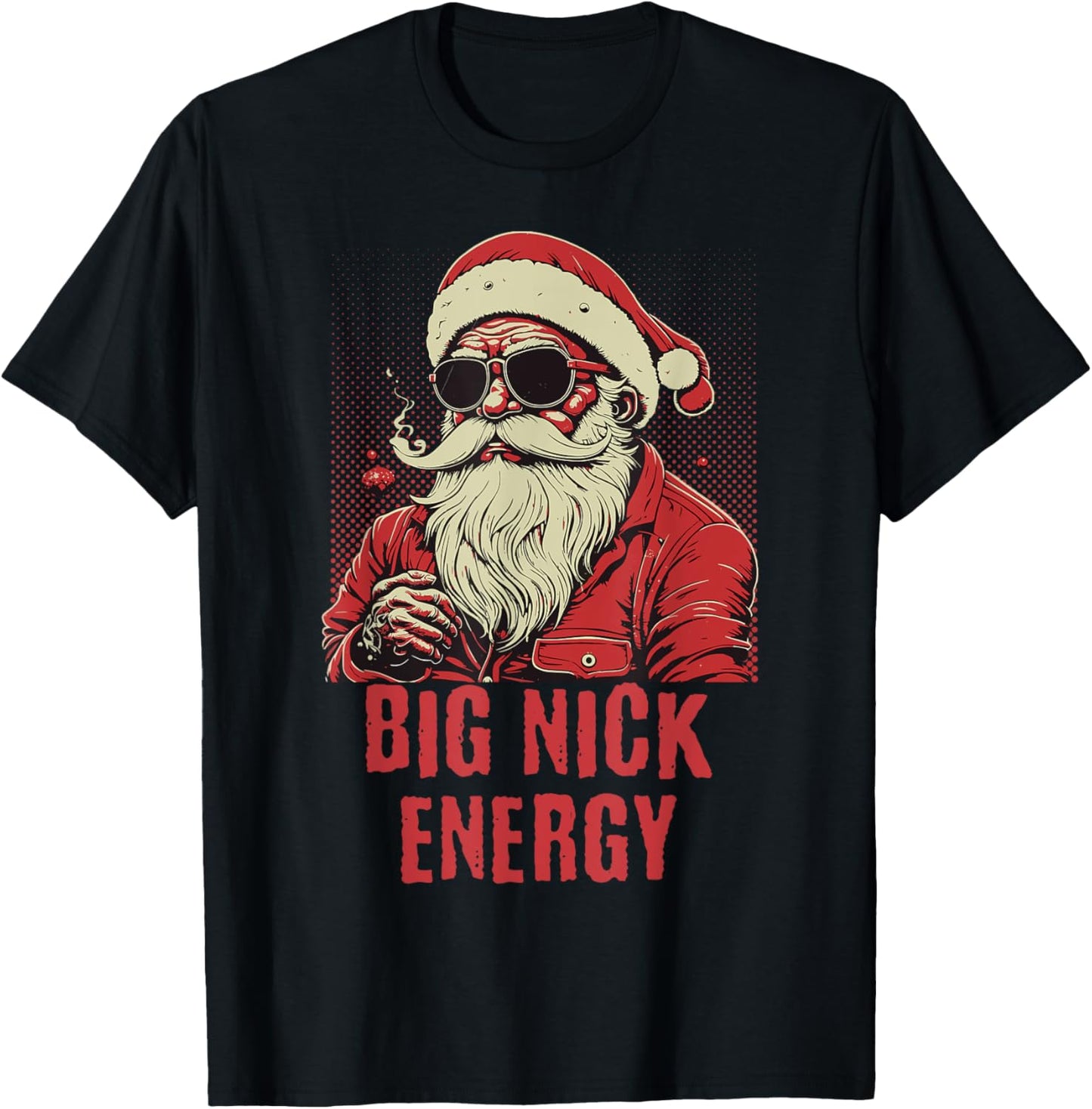 Funny Big Nick Santa Energy Retro Christmas Santa Claus Xmas