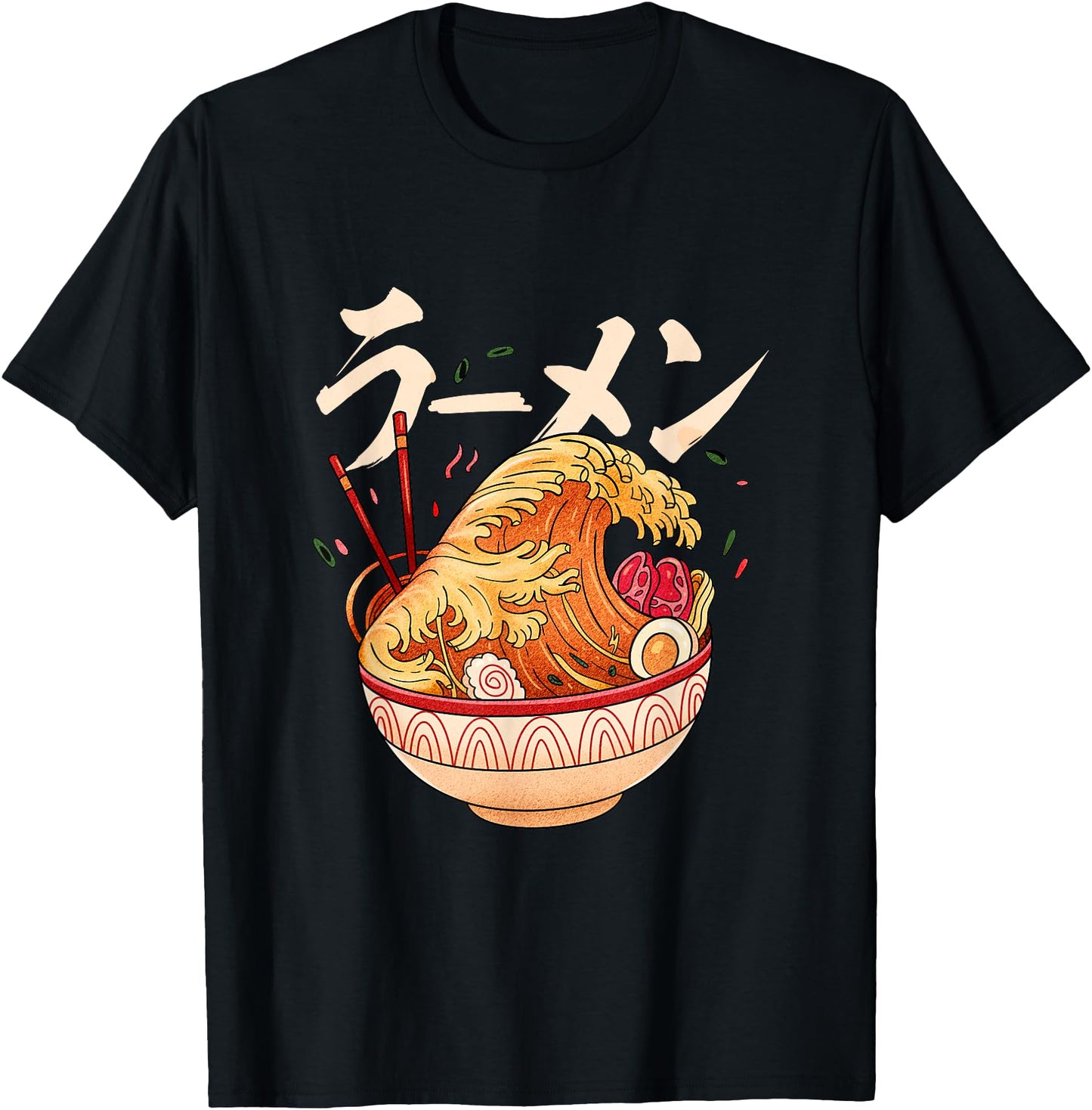 Great Ramen Wave of Kanagawa - Japanese Noodles Udon Kanji
