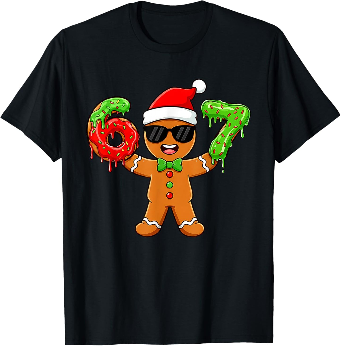 Gingerbread Six Seven 67 Meme 6 7 Funny Christmas Boys Kids