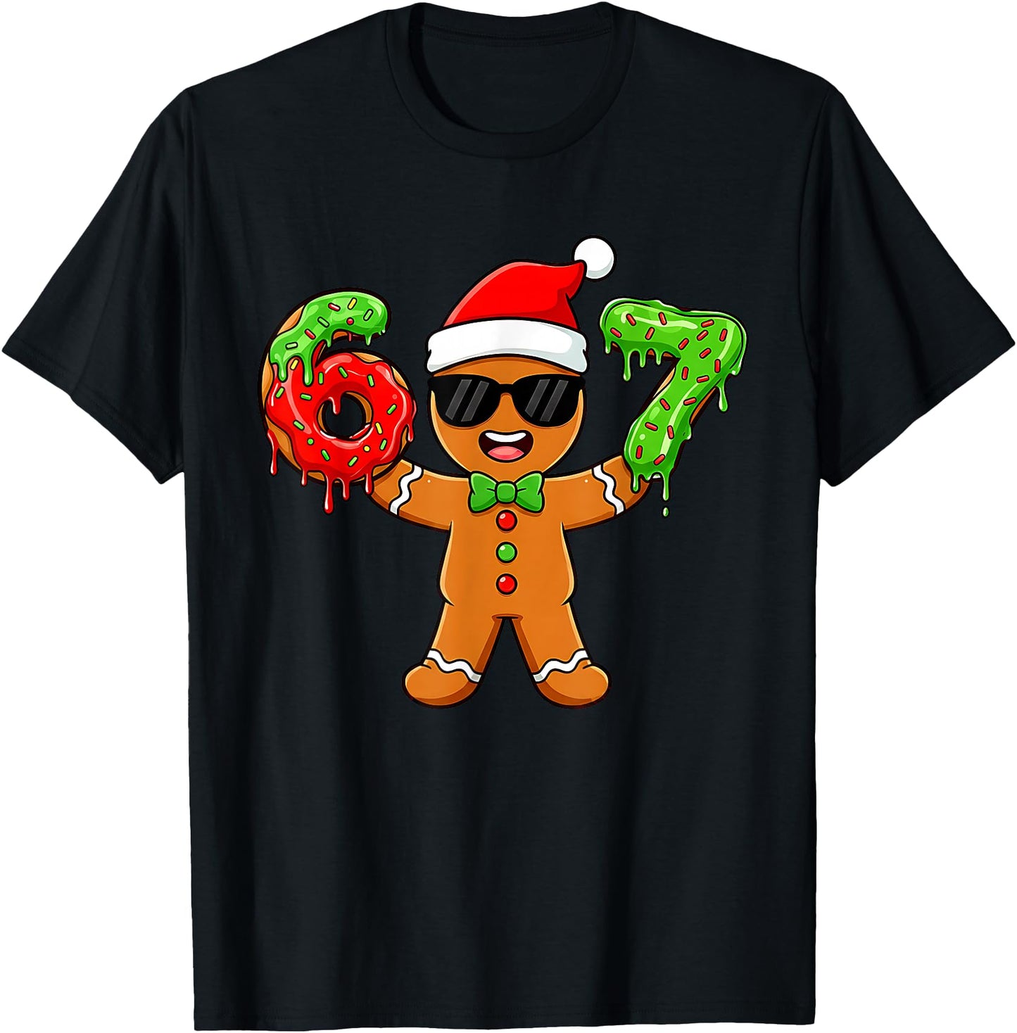 Gingerbread Six Seven 67 Meme 6 7 Funny Christmas Boys