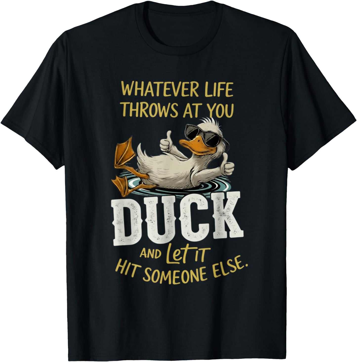 Duck Graphic Tees Men Funny Shirts for Men Teens Meme