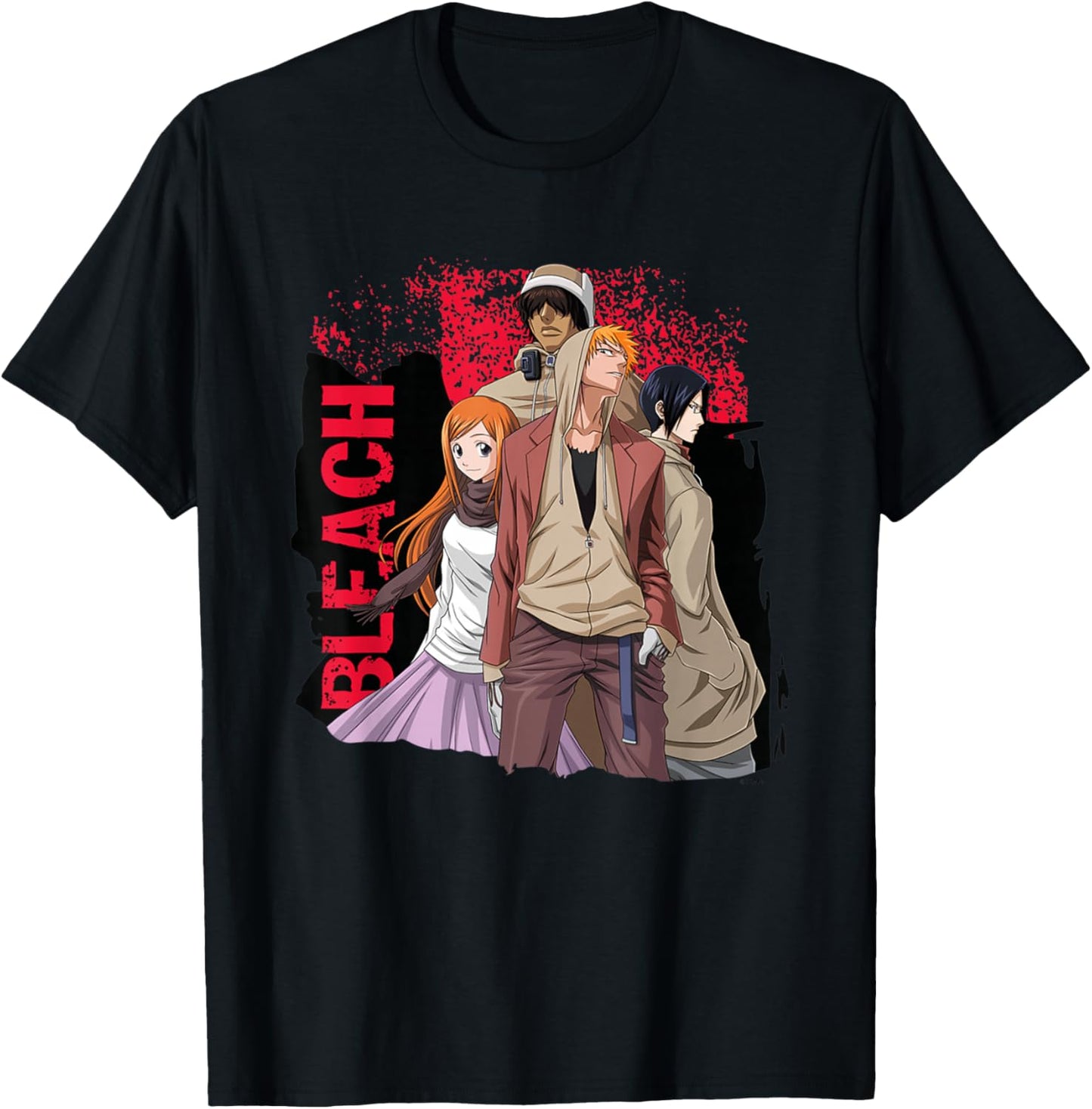 Bleach Ichigo Hood and Characters Streetwear Anime