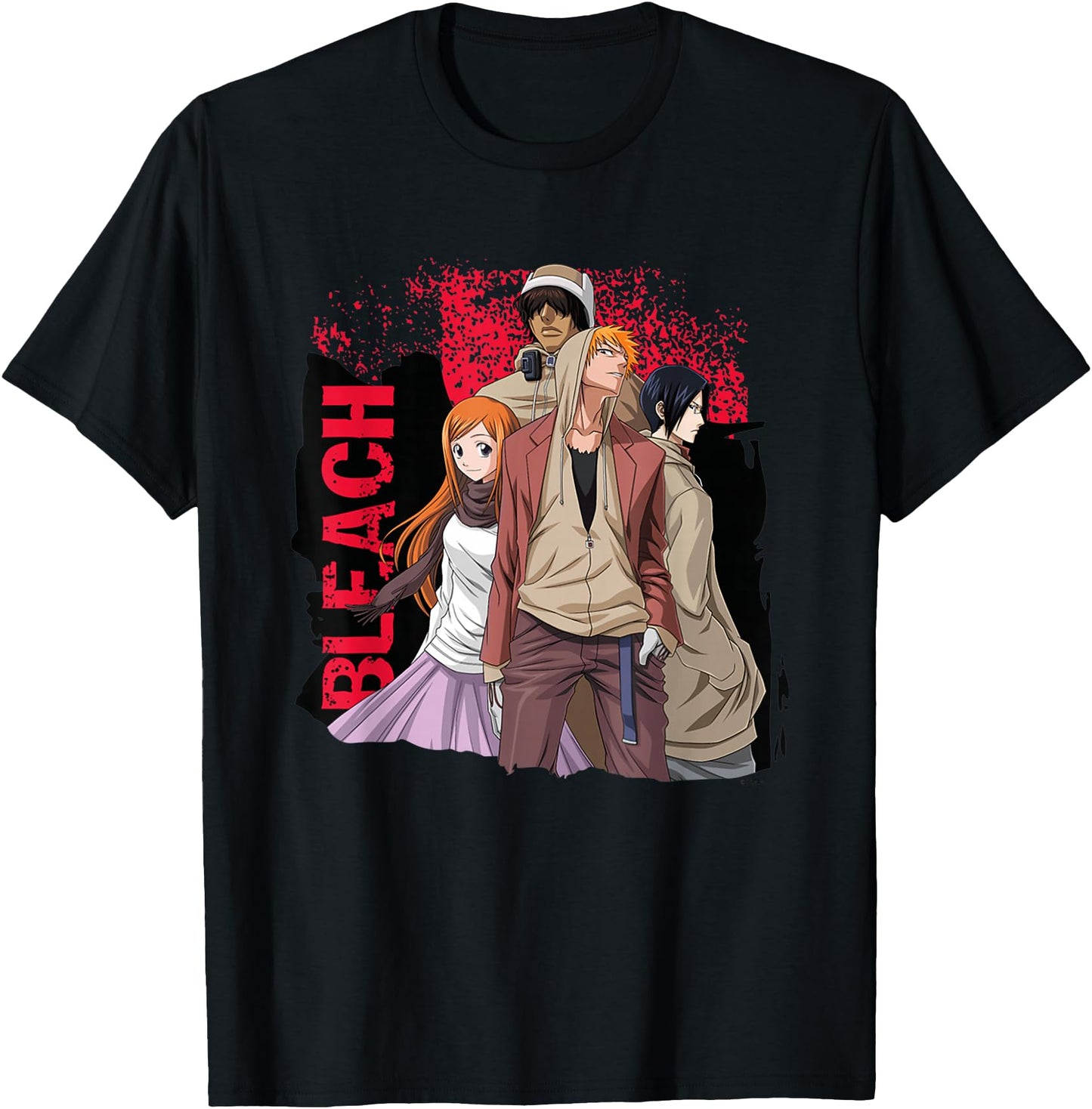 Bleach Ichigo Hood and Characters Streetwear Anime