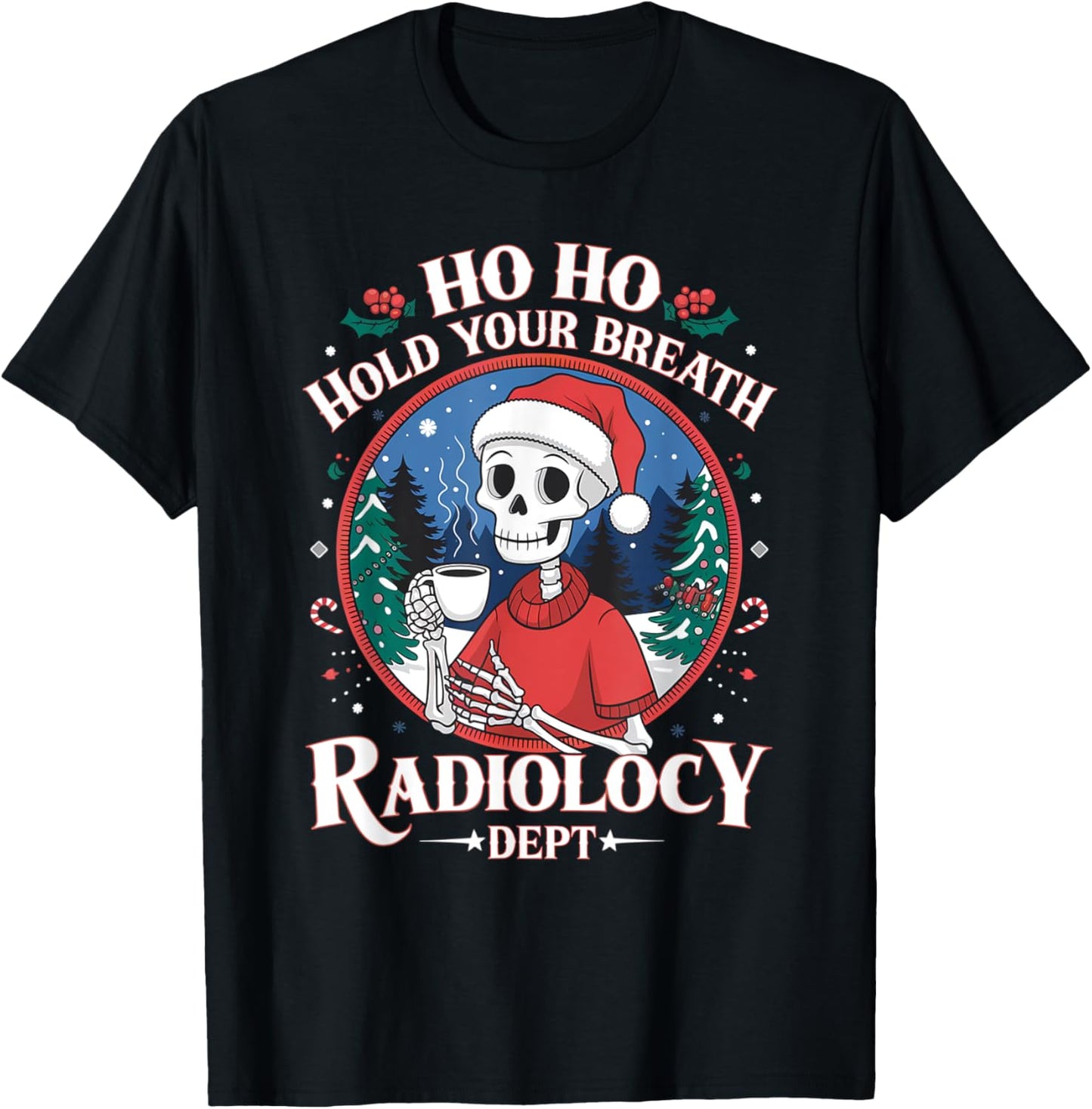 Christmas Radiology Tech Skeleton Xray Tech CT MRI Women