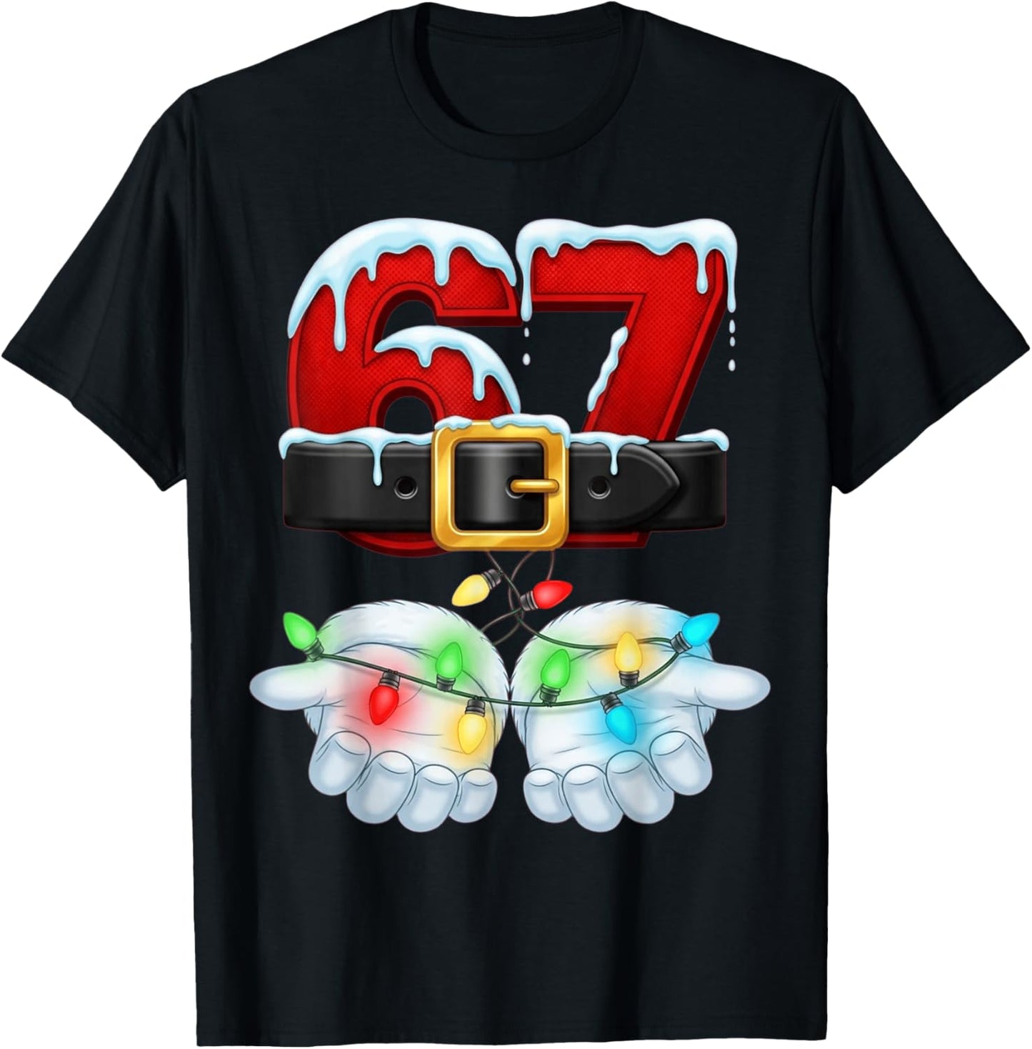 Christmas 67 Six Seven Funny Santa Gen Alpha Meme Drip