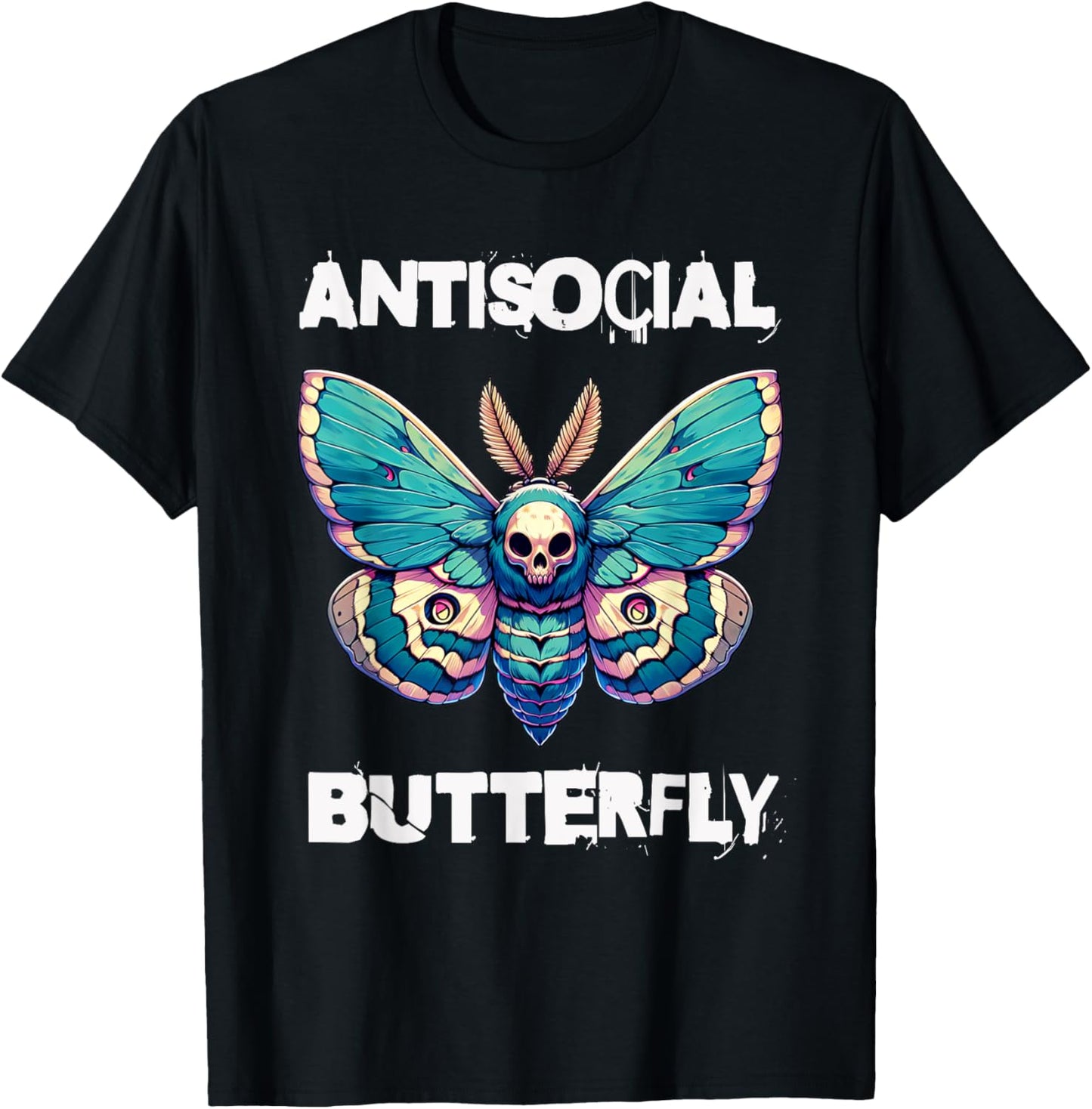Antisocial Butterfly, Funny, with a Death Head Moth