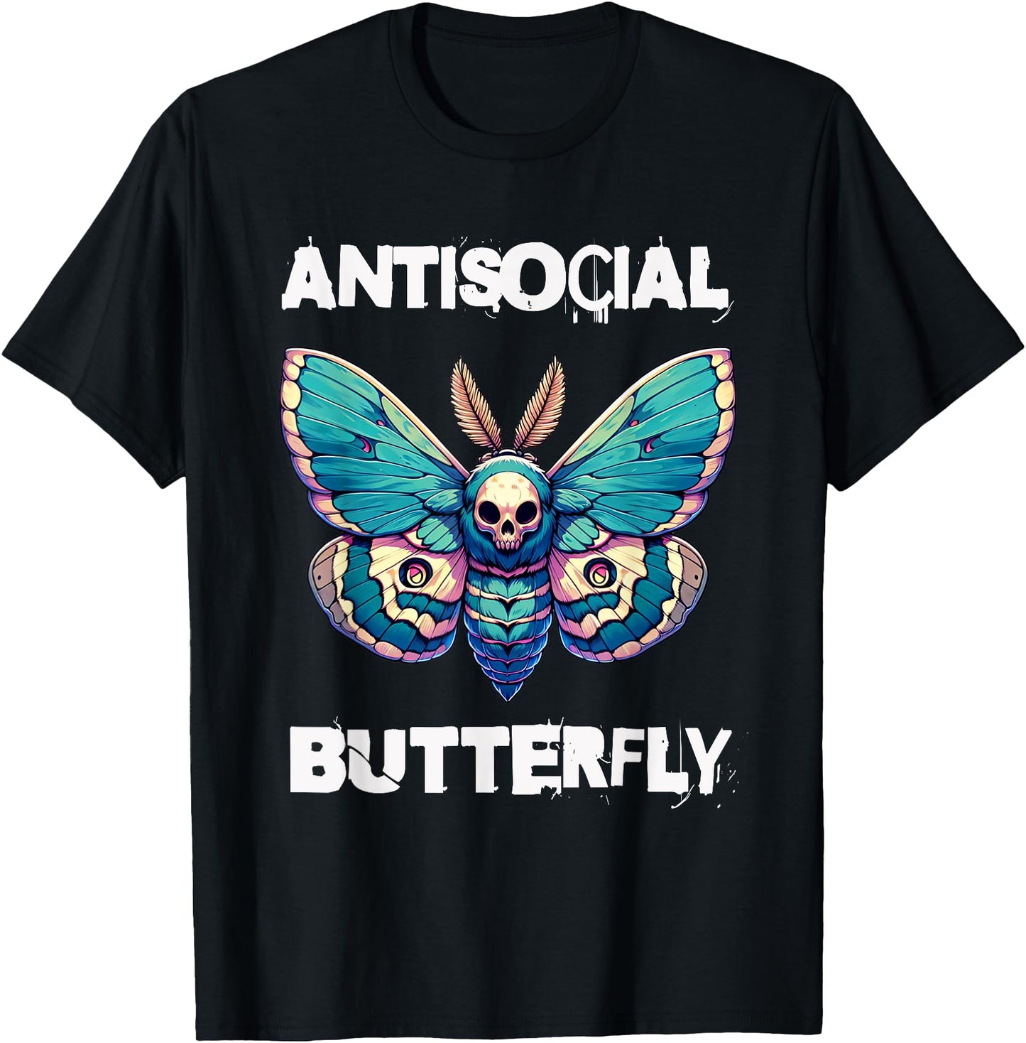Antisocial Butterfly, Funny, with a Death Head Moth