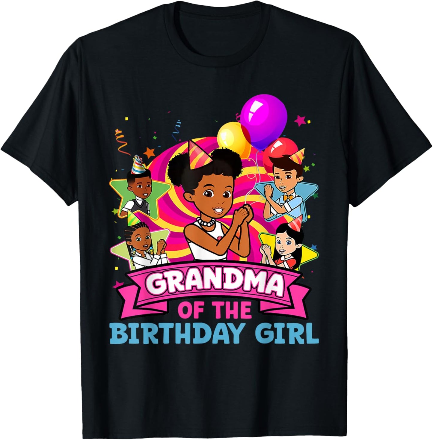 Grandma the Birthday Girl Party Pink Doll Family Decorations
