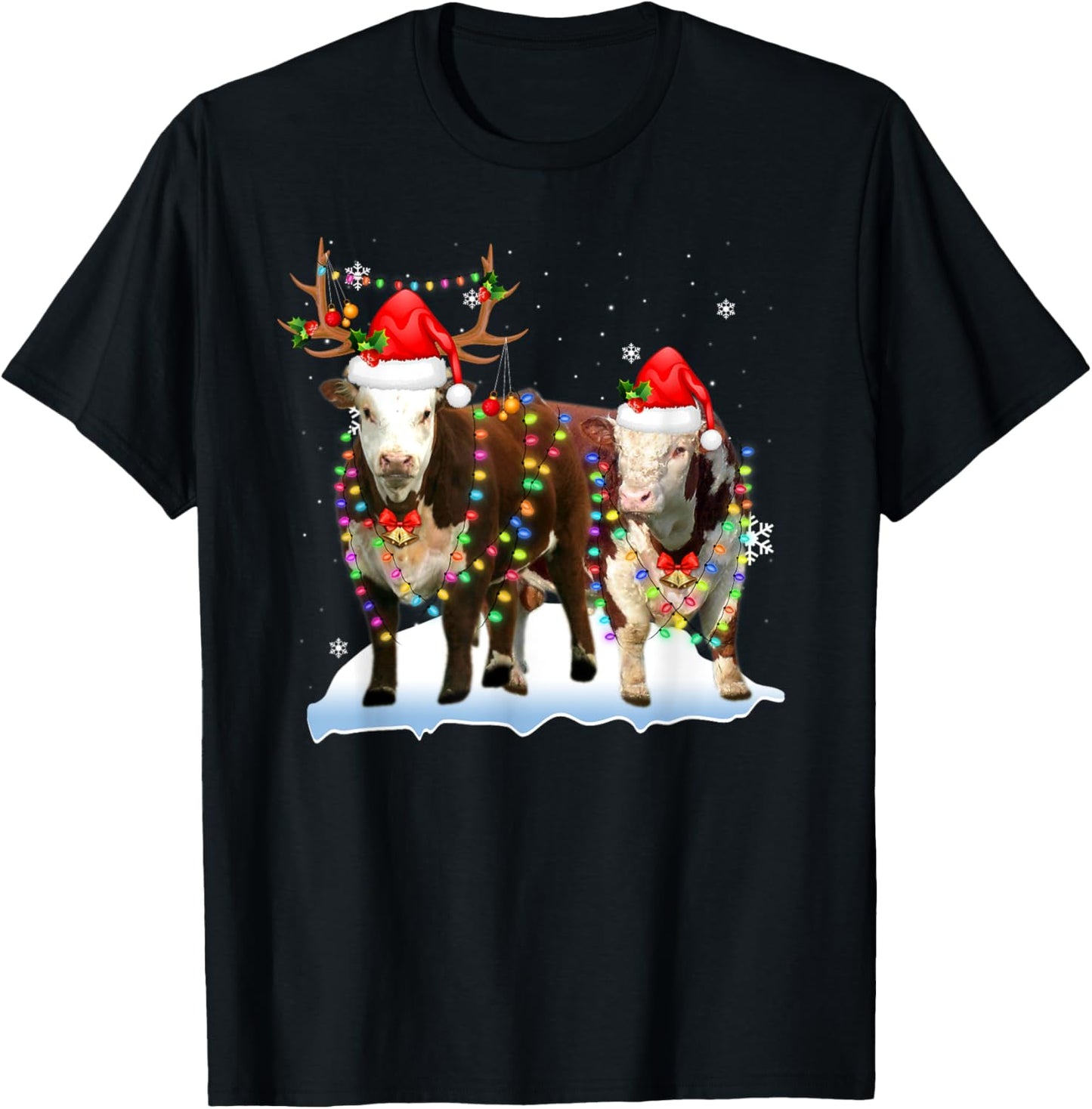 Hereford Christmas Tree Lights Reindeer Santa Xmas Pajama