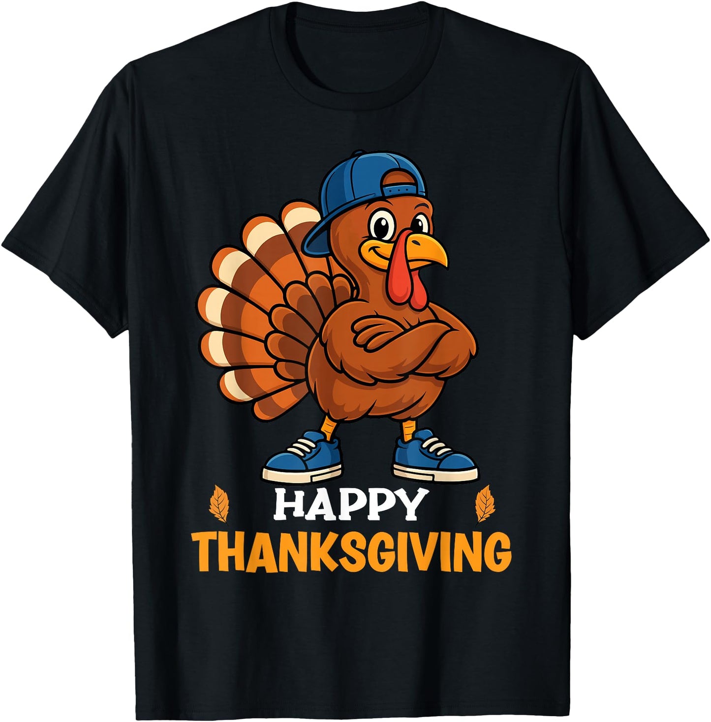 Happy Thanksgiving Turkey Boys Men Dinner Fall Family