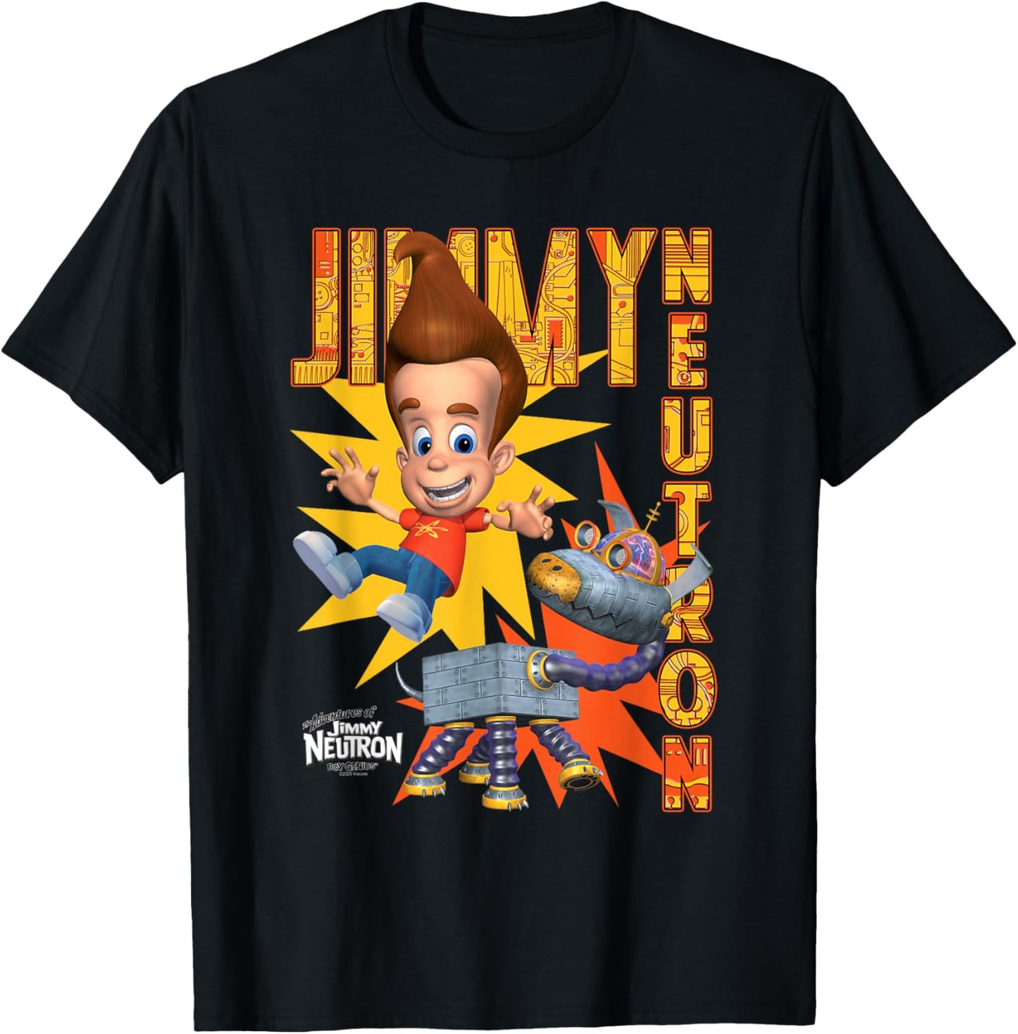 Jimmy Neutron Jimmy and Goddard Circuit Board Cartoon